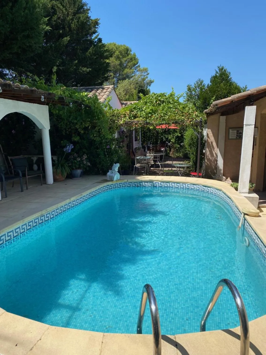 Swimming pool in Bed & Breakfast Le Beauséjour