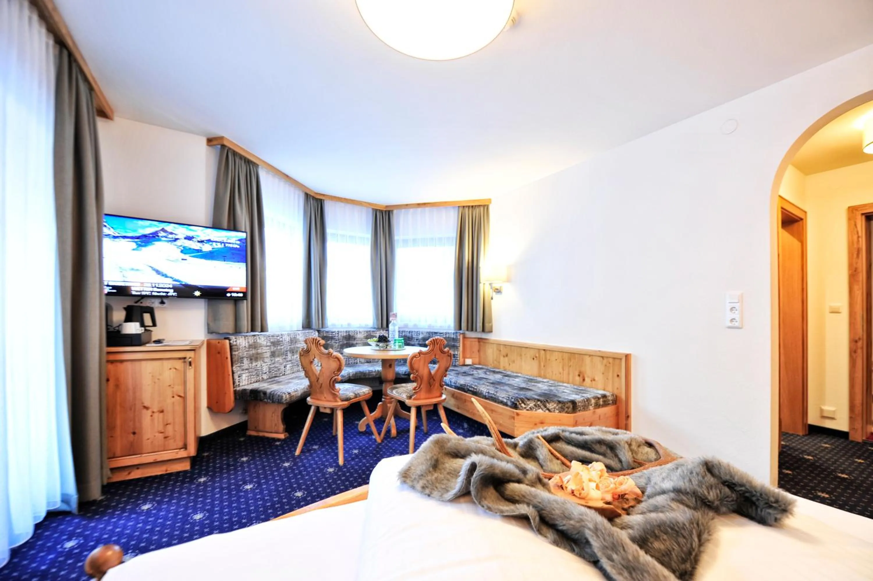 Bed in Hotel Garni Bellevue