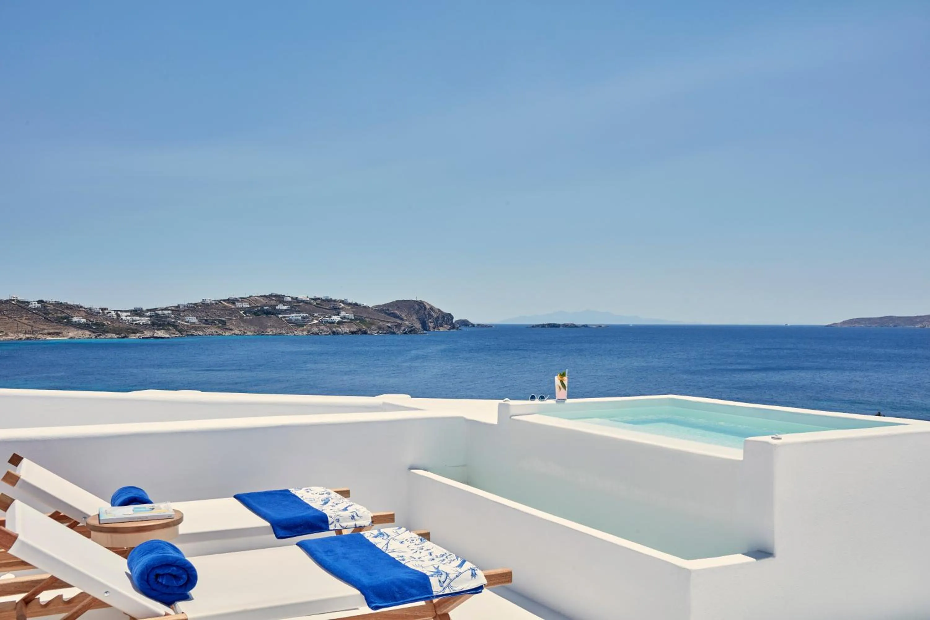 Balcony/Terrace in Katikies Mykonos - The Leading Hotels of the World