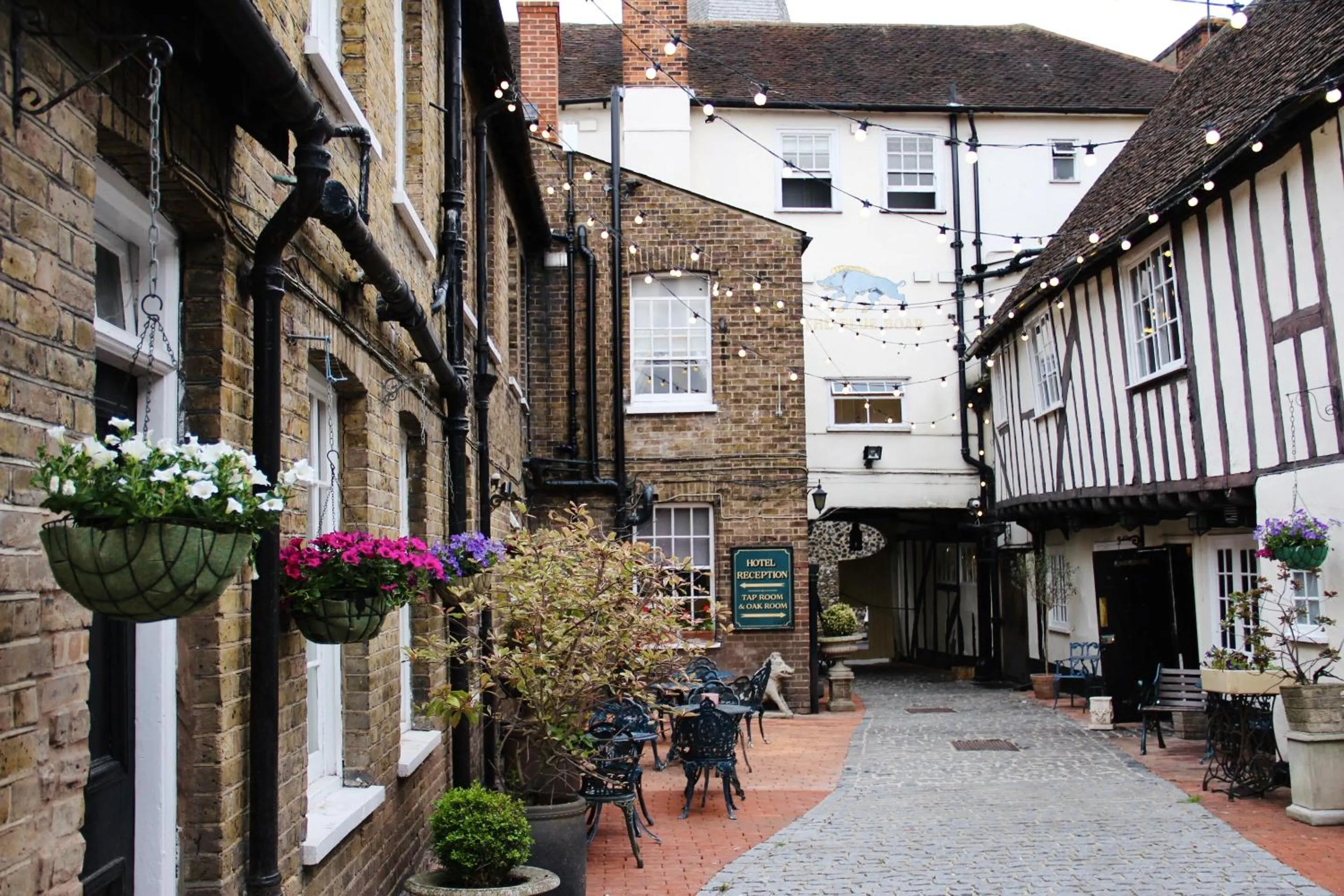Property building in Blue Boar Hotel