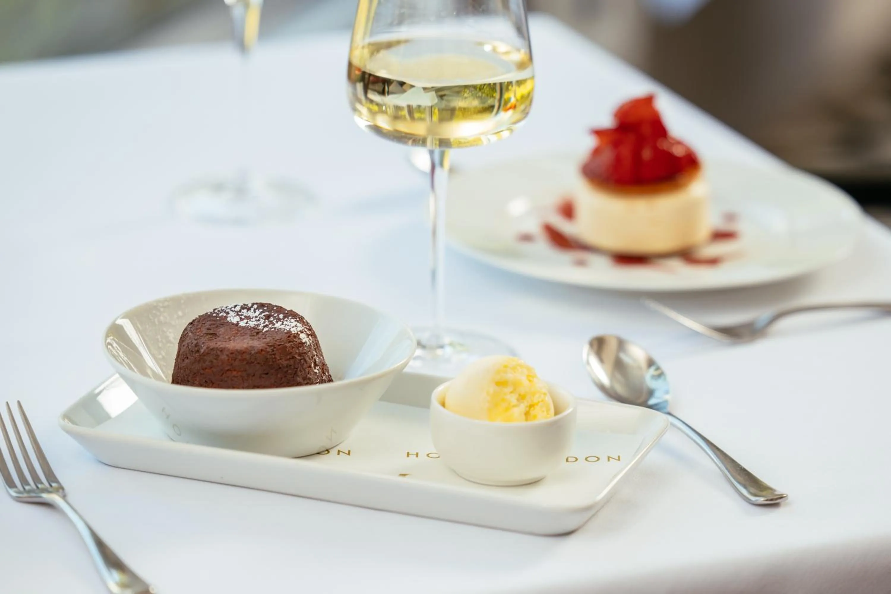 Food close-up in Hotel Meudon