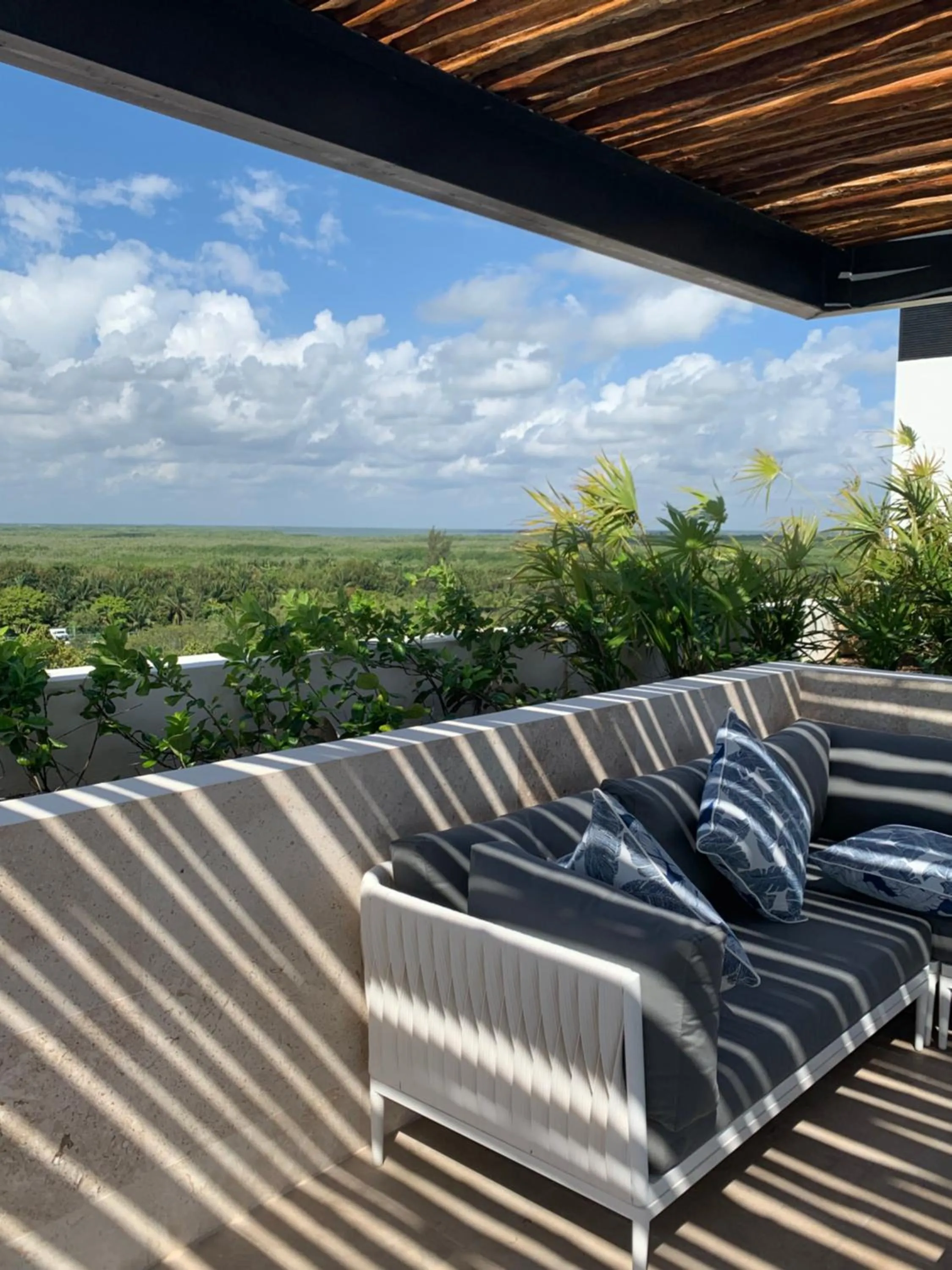 Swimming pool in La Amada condo with Marina View