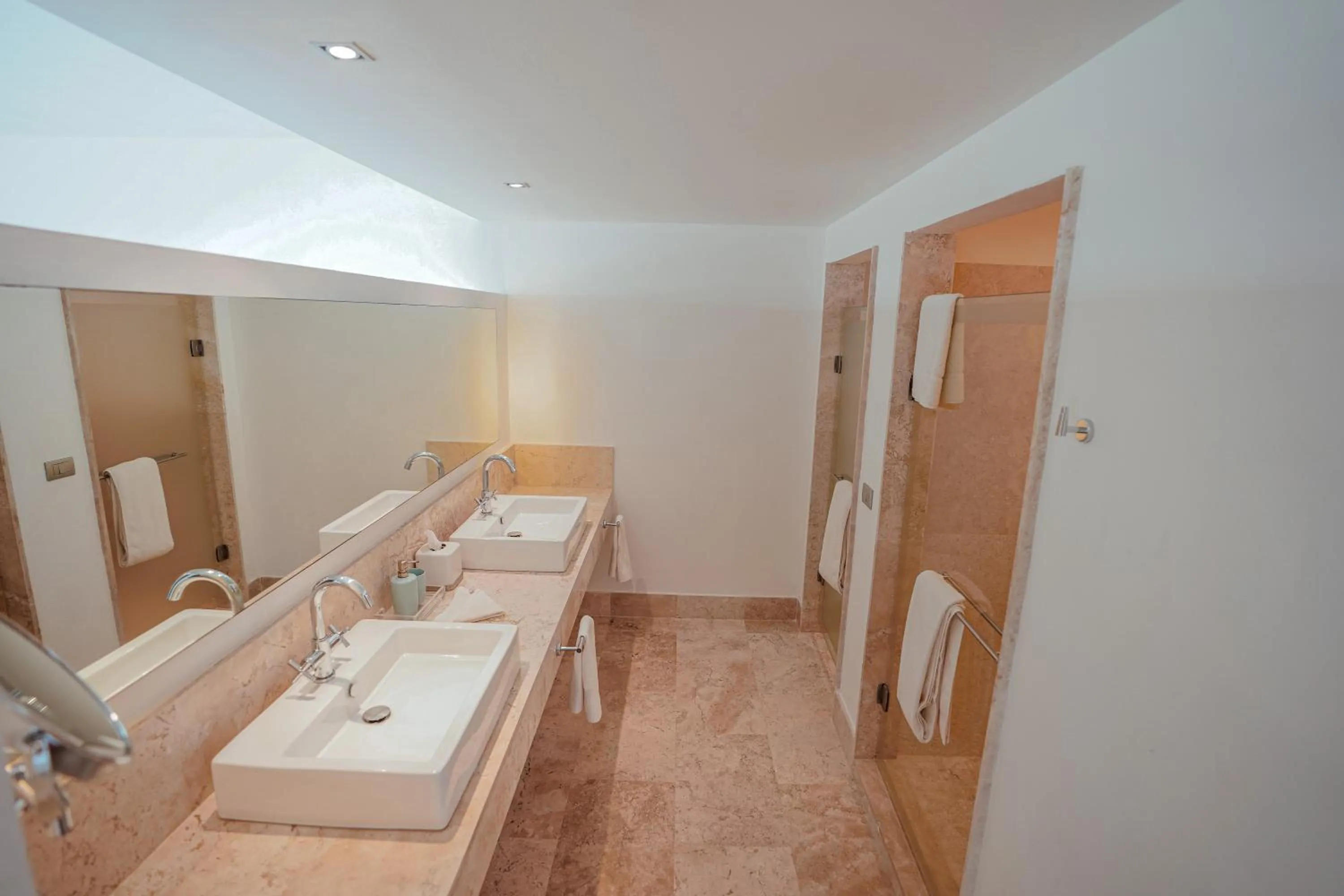 Bathroom in La Amada condo with Marina View
