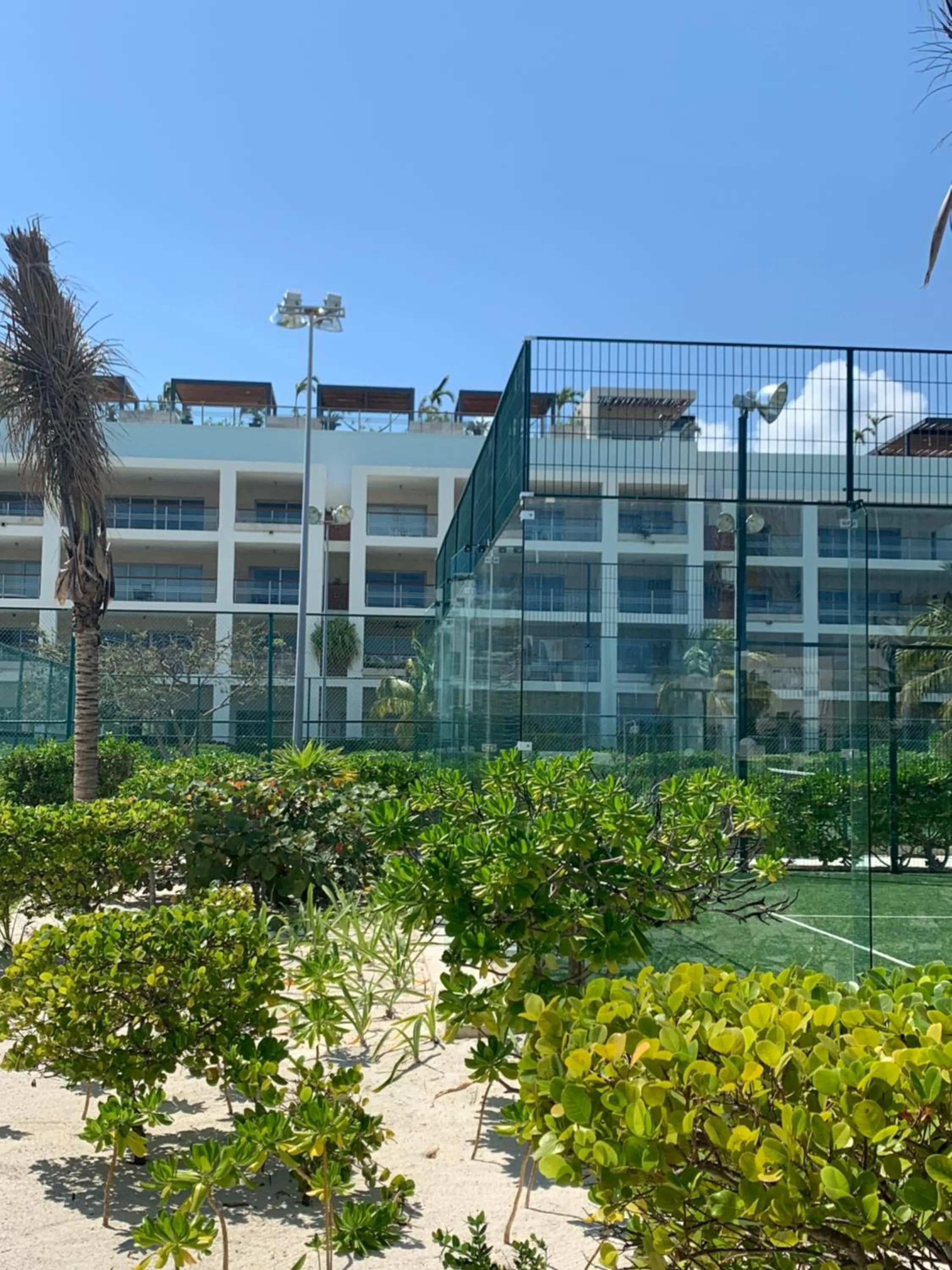 Facade/entrance in La Amada condo with Marina View