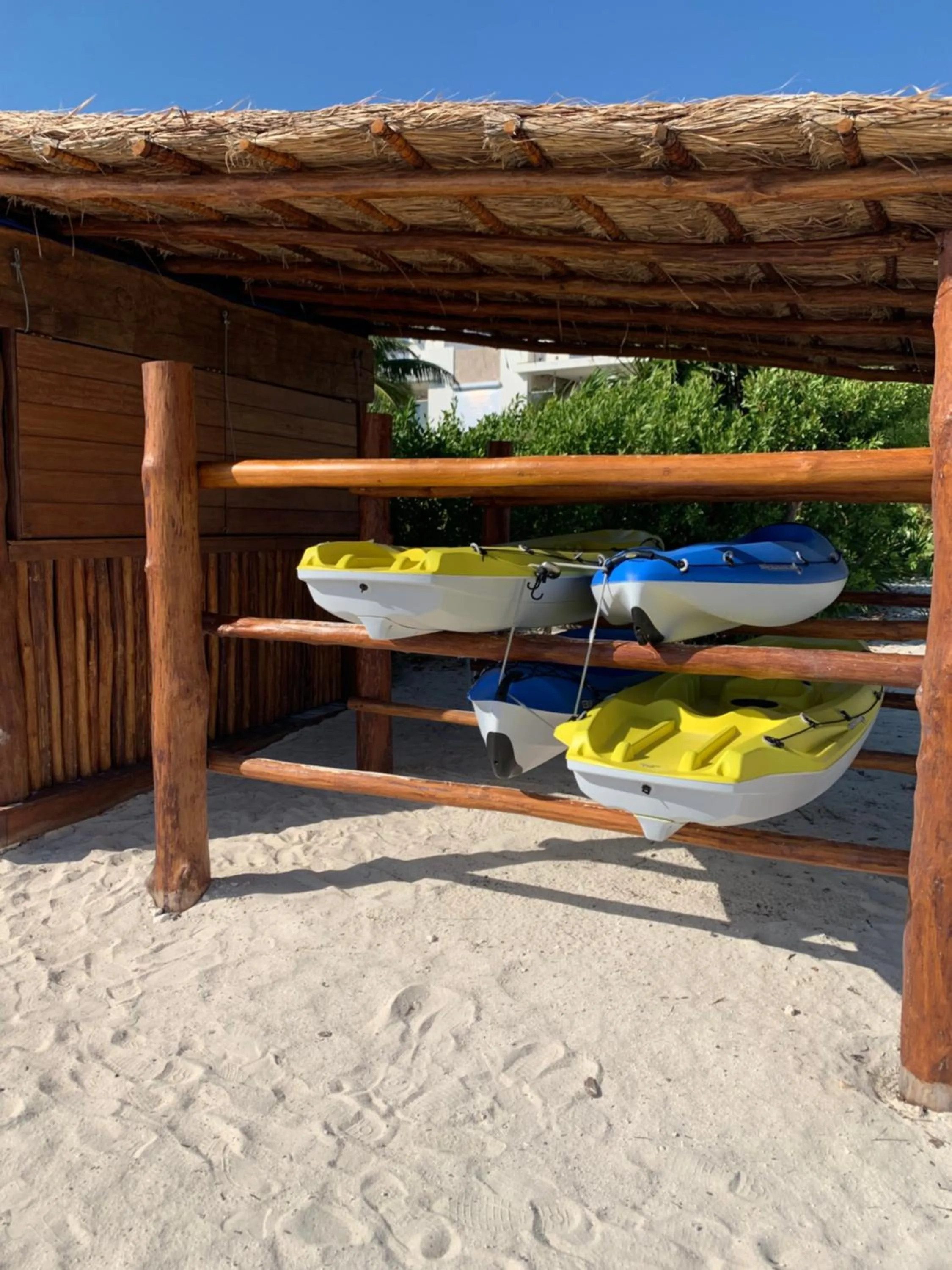 Canoeing in La Amada condo with Marina View