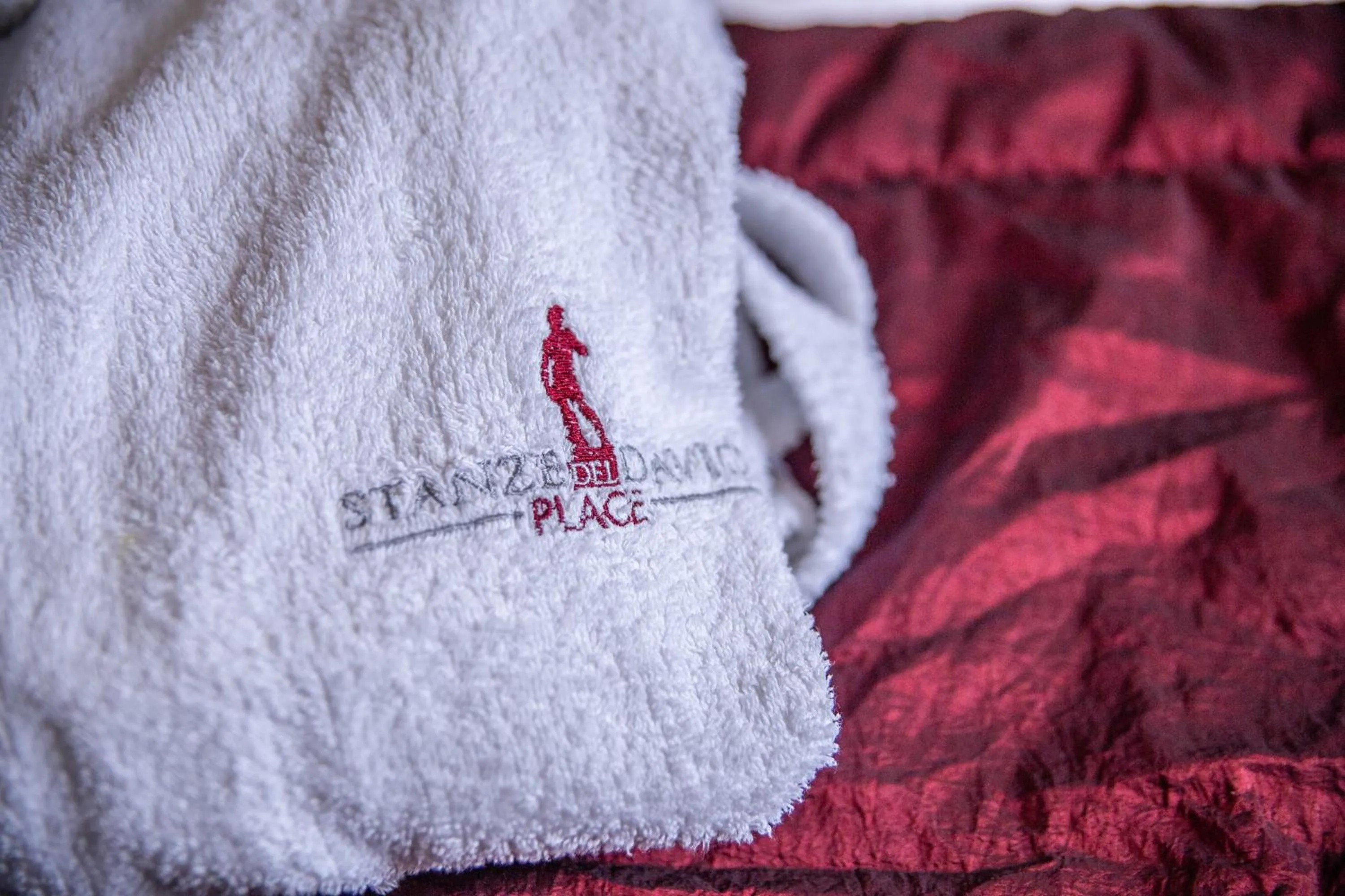 Decorative detail, Bed in Stanze del David Place