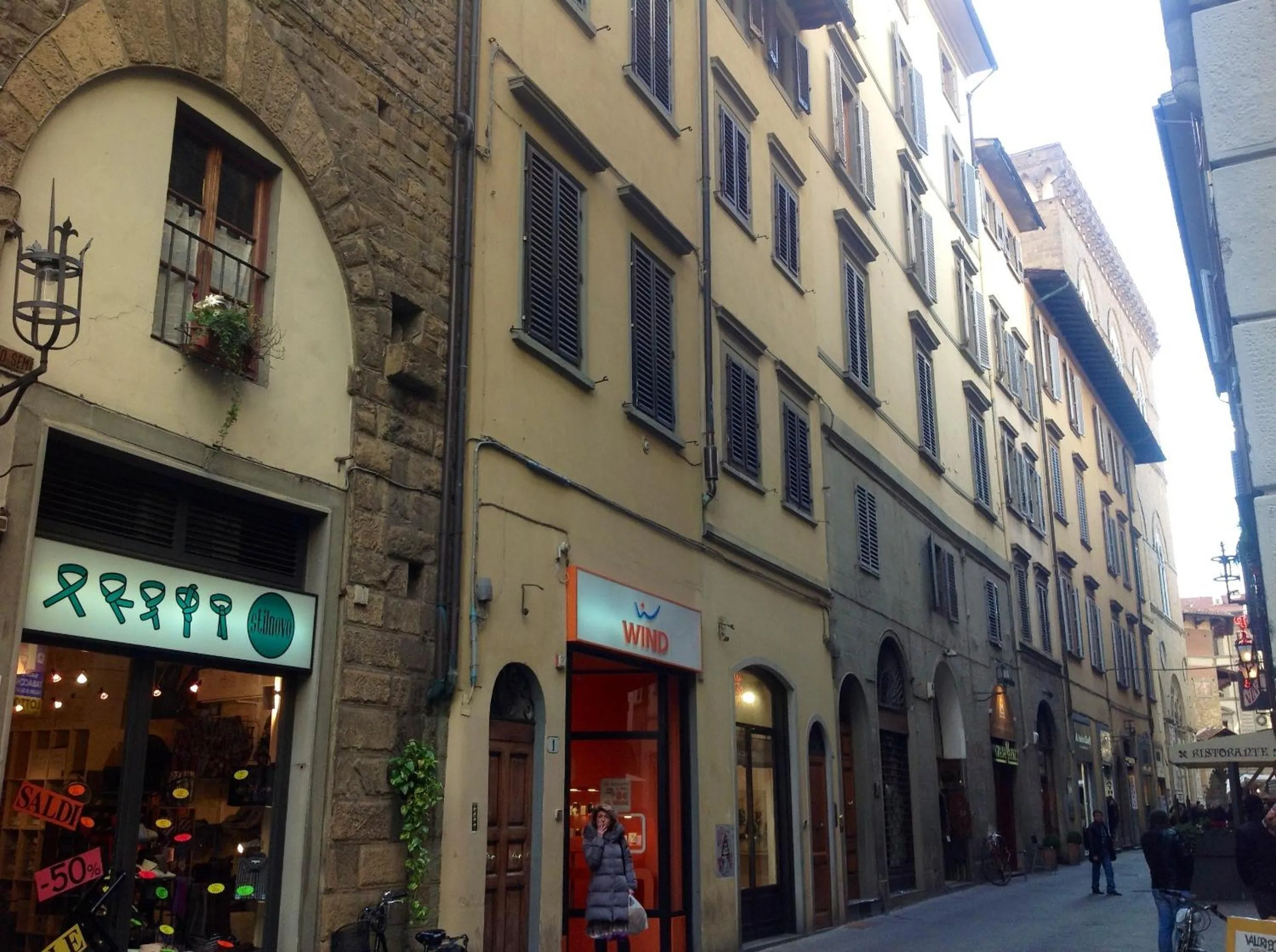 Facade/entrance in Stanze del David Place