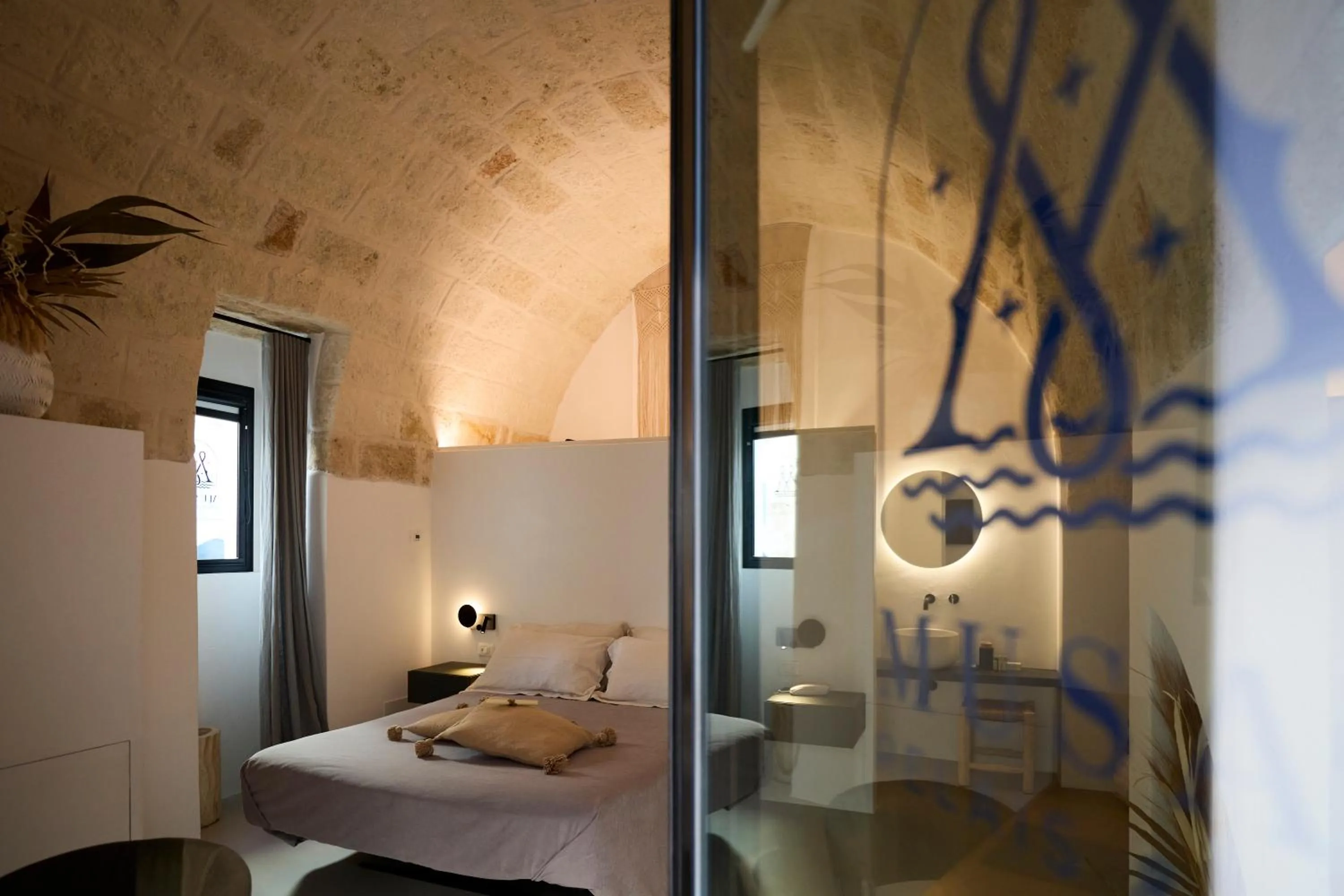 Bed in Musae Relais & SPA