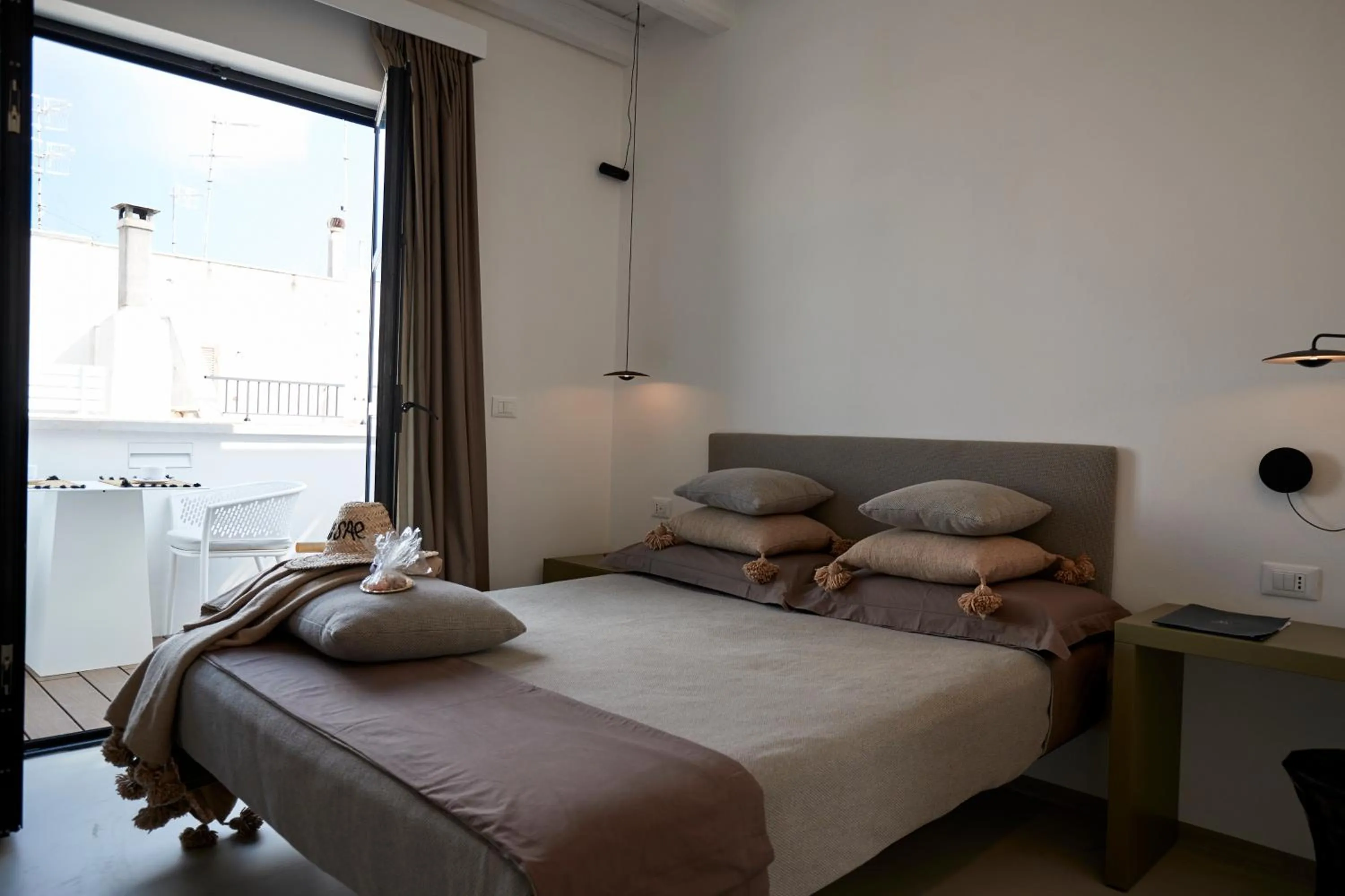 Bed in Musae Relais & SPA