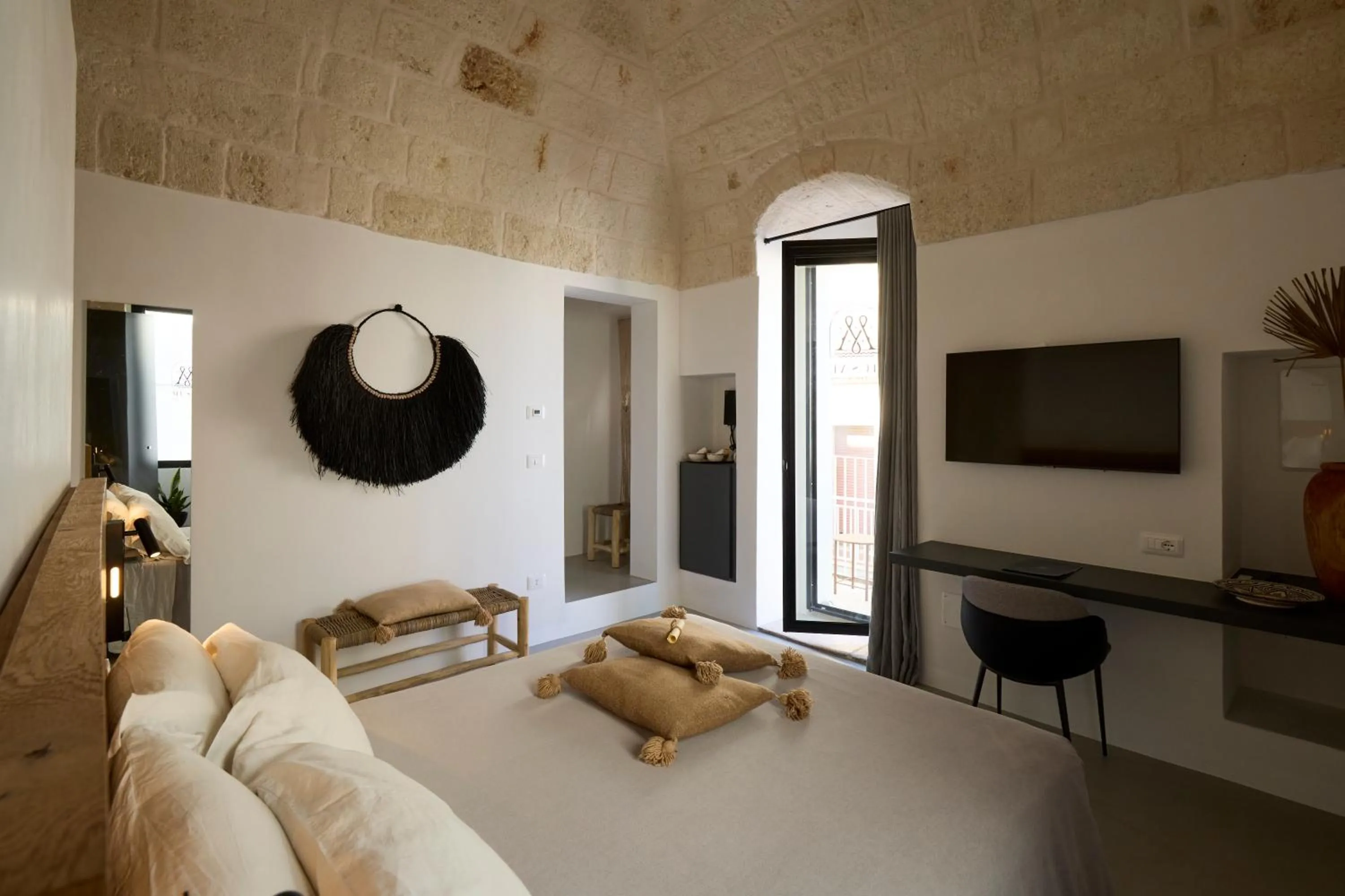 Bed in Musae Relais & SPA