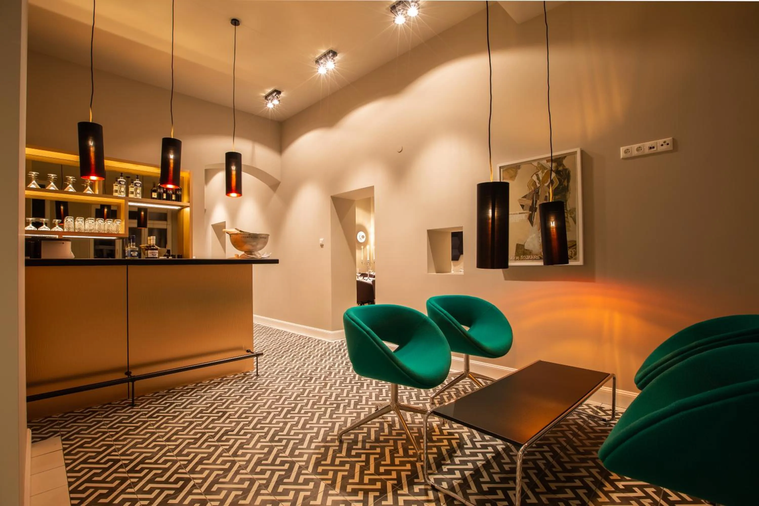 Lounge or bar in Villa Glanzstoff