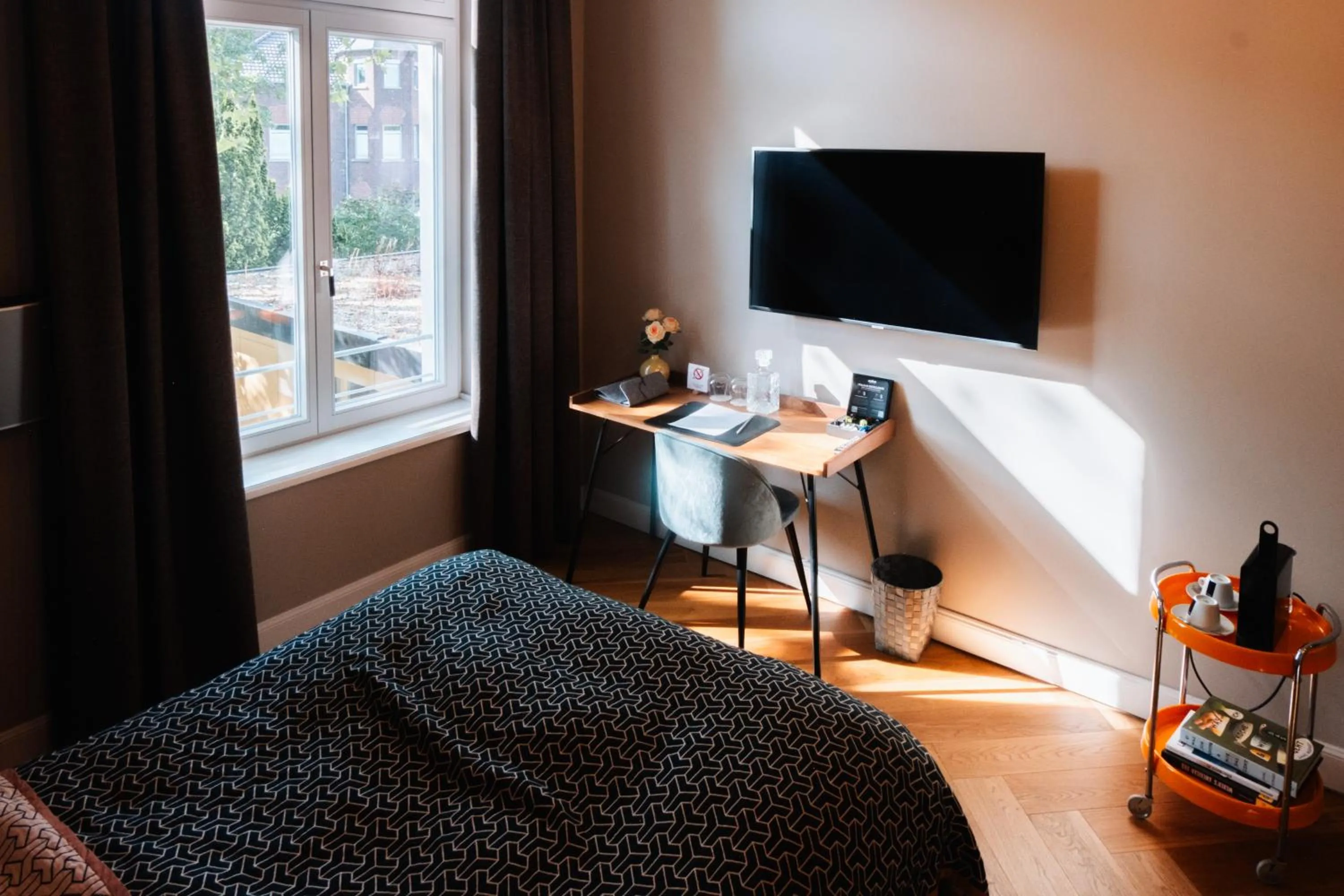 Bed in Villa Glanzstoff