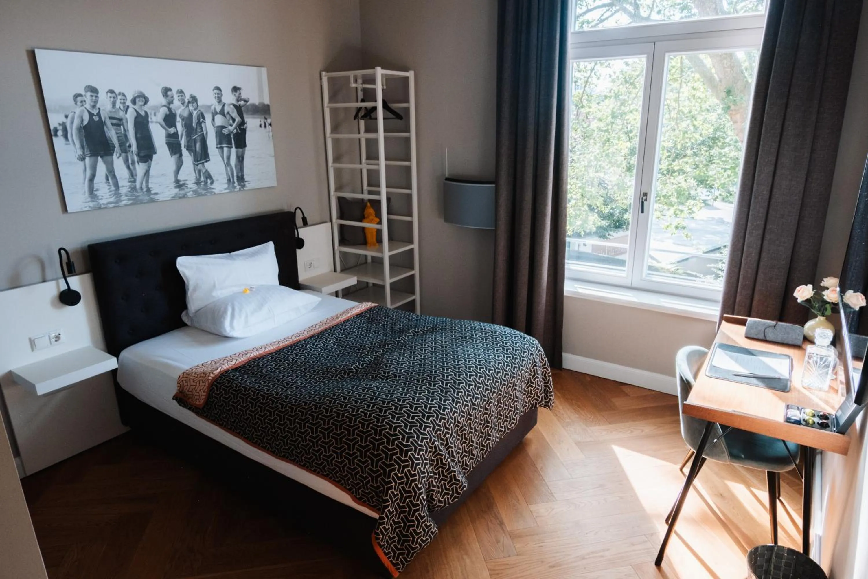 Bed in Villa Glanzstoff