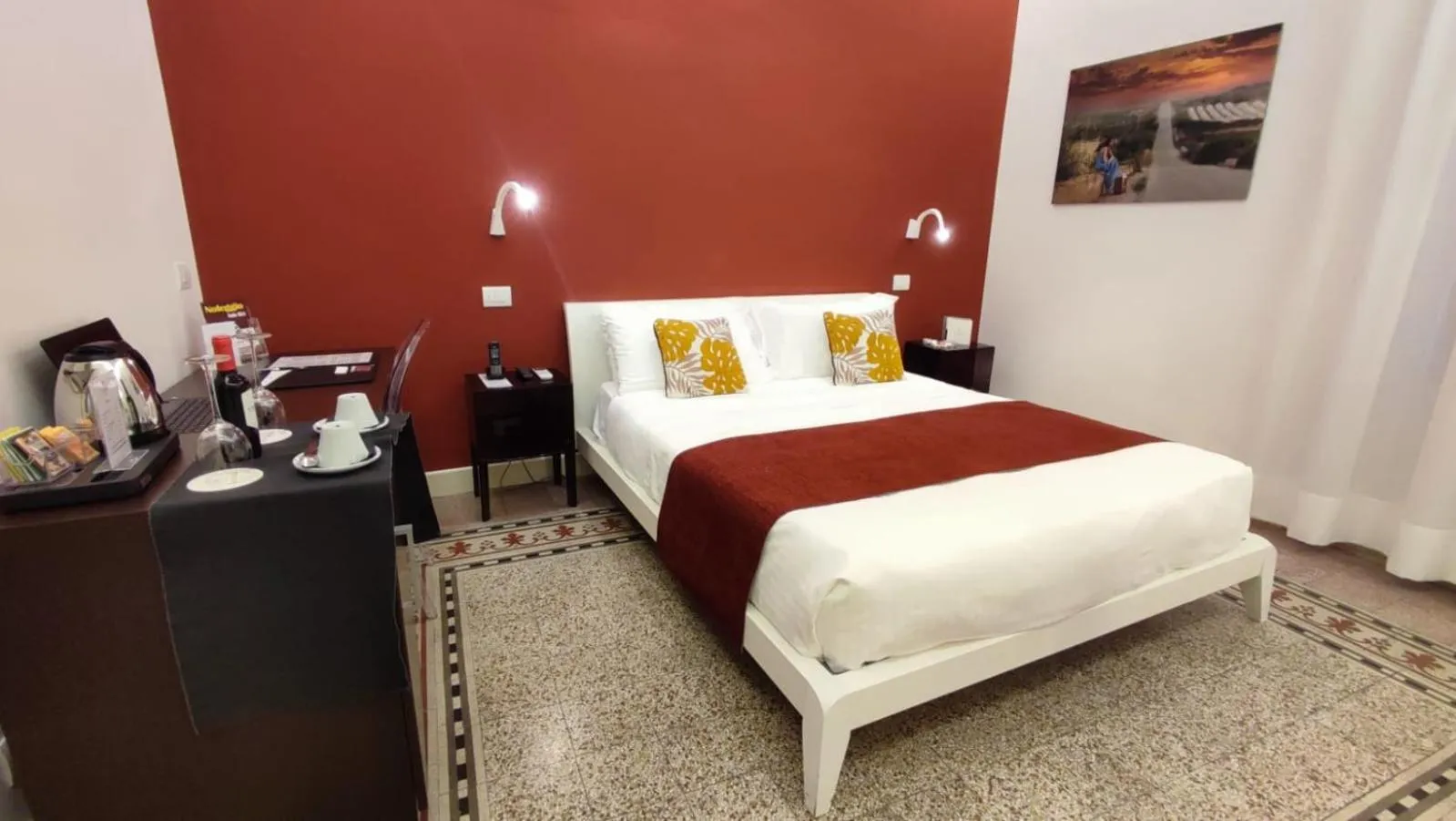 Bedroom, Bed in Hotel Porta Reale