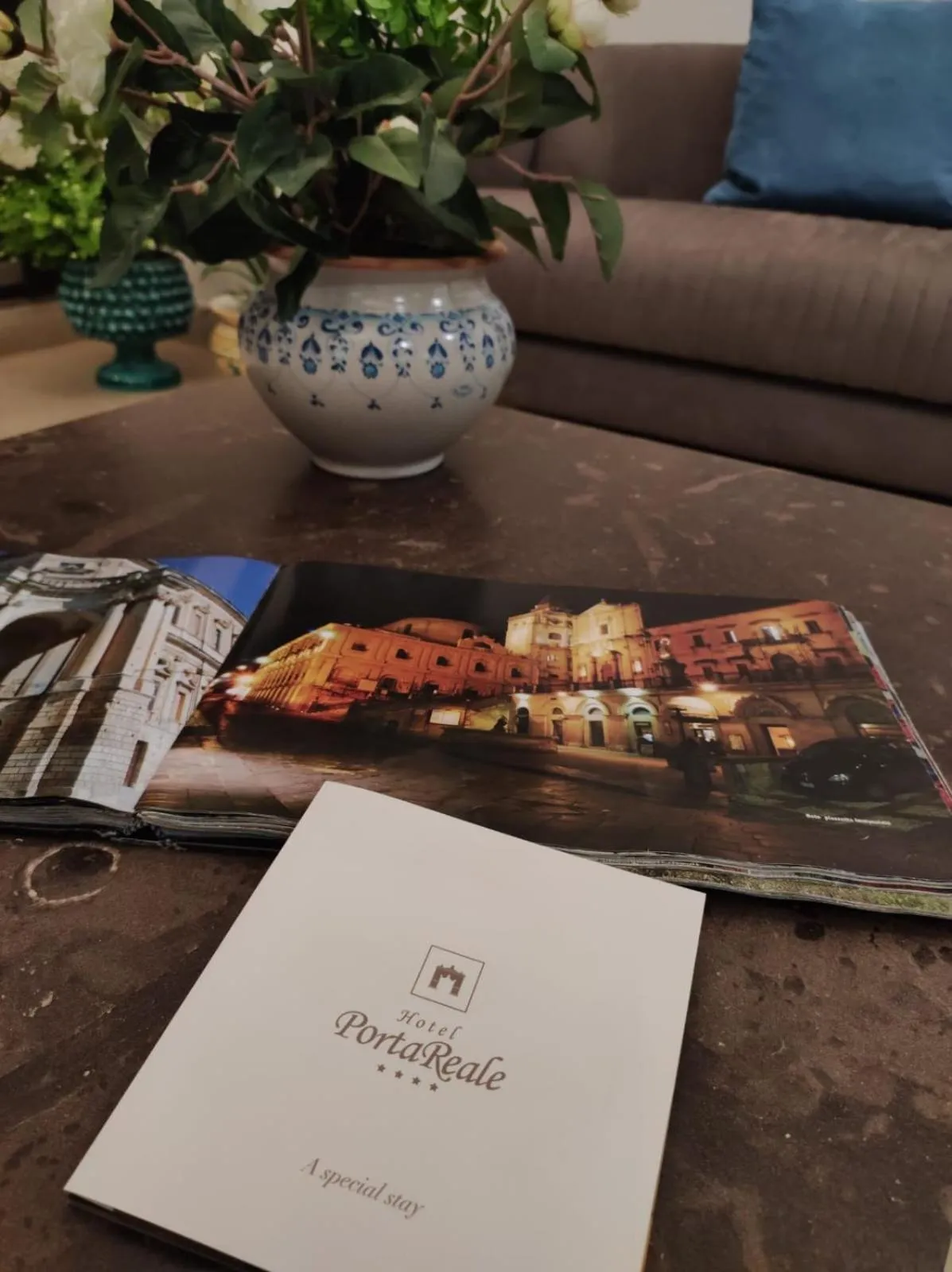 Lobby or reception in Hotel Porta Reale