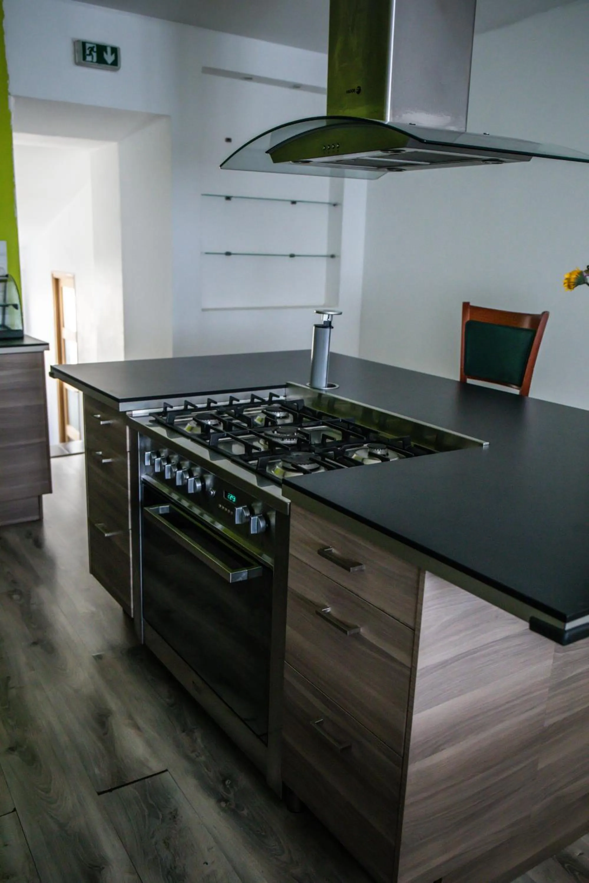 Kitchen or kitchenette in Auberge Sainte Marguerite