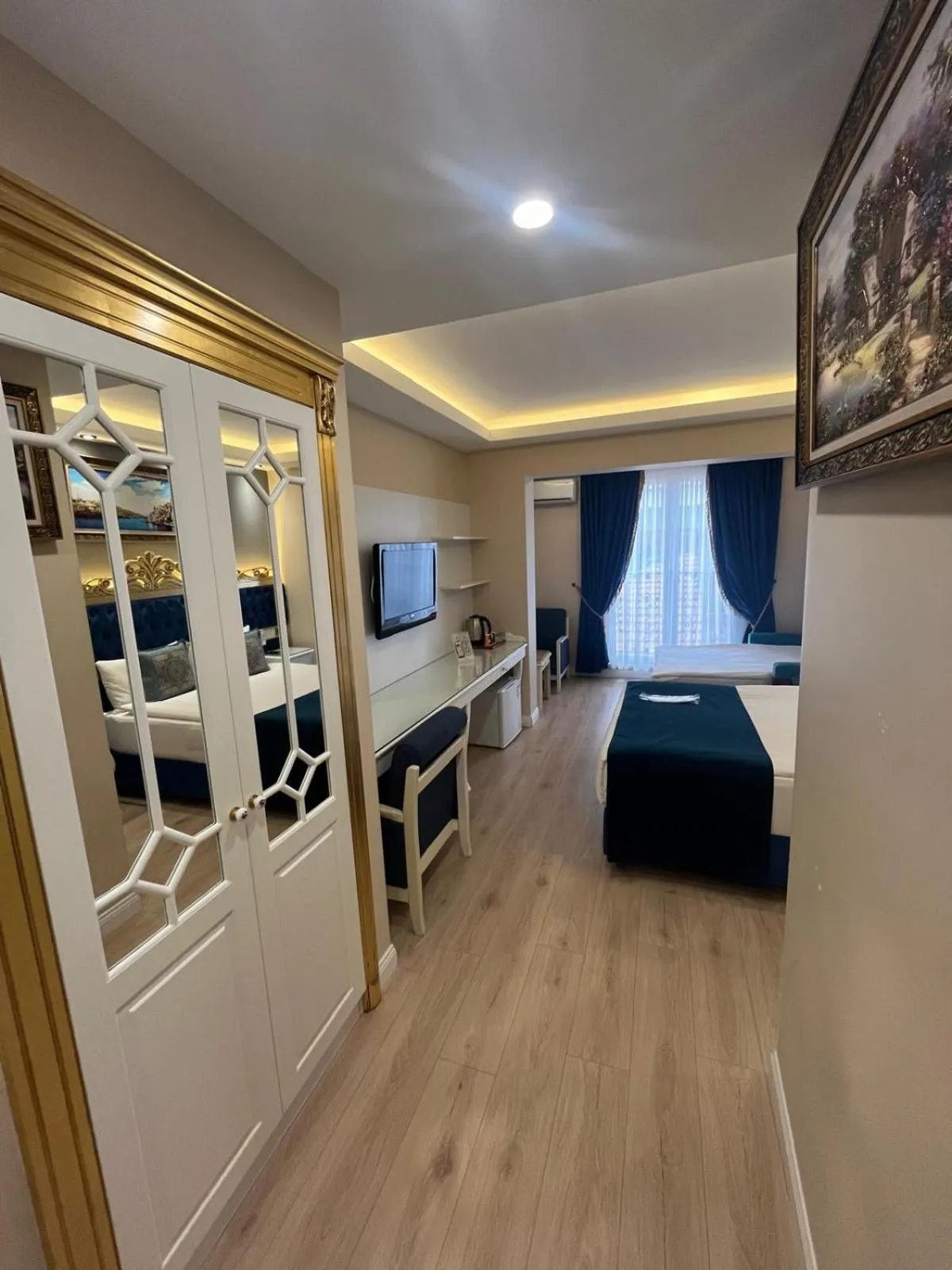 Bed in Hotel Barbarosa