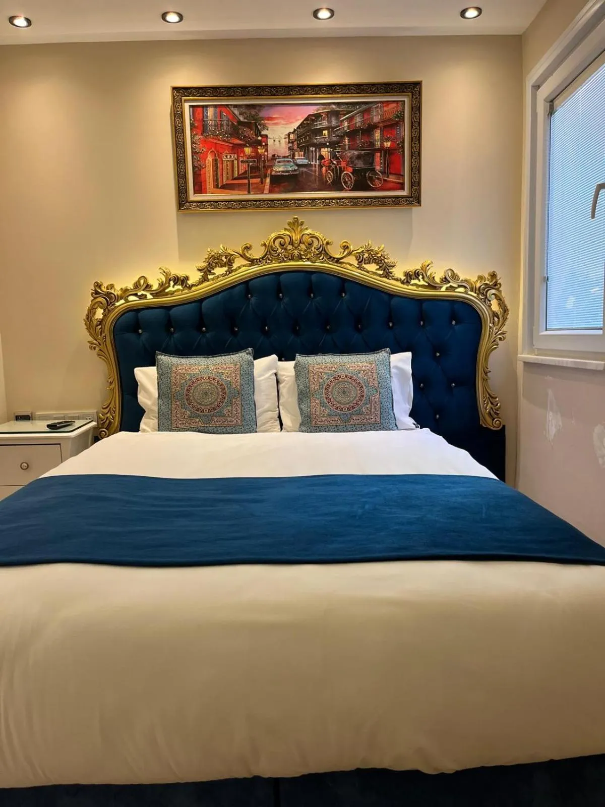 Bed in Hotel Barbarosa