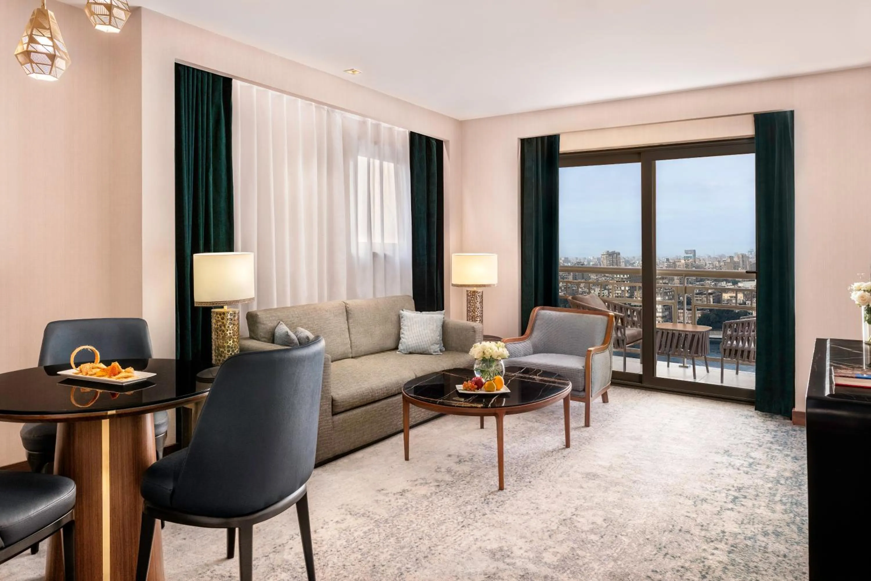 Seating area in Conrad Cairo Hotel & Casino