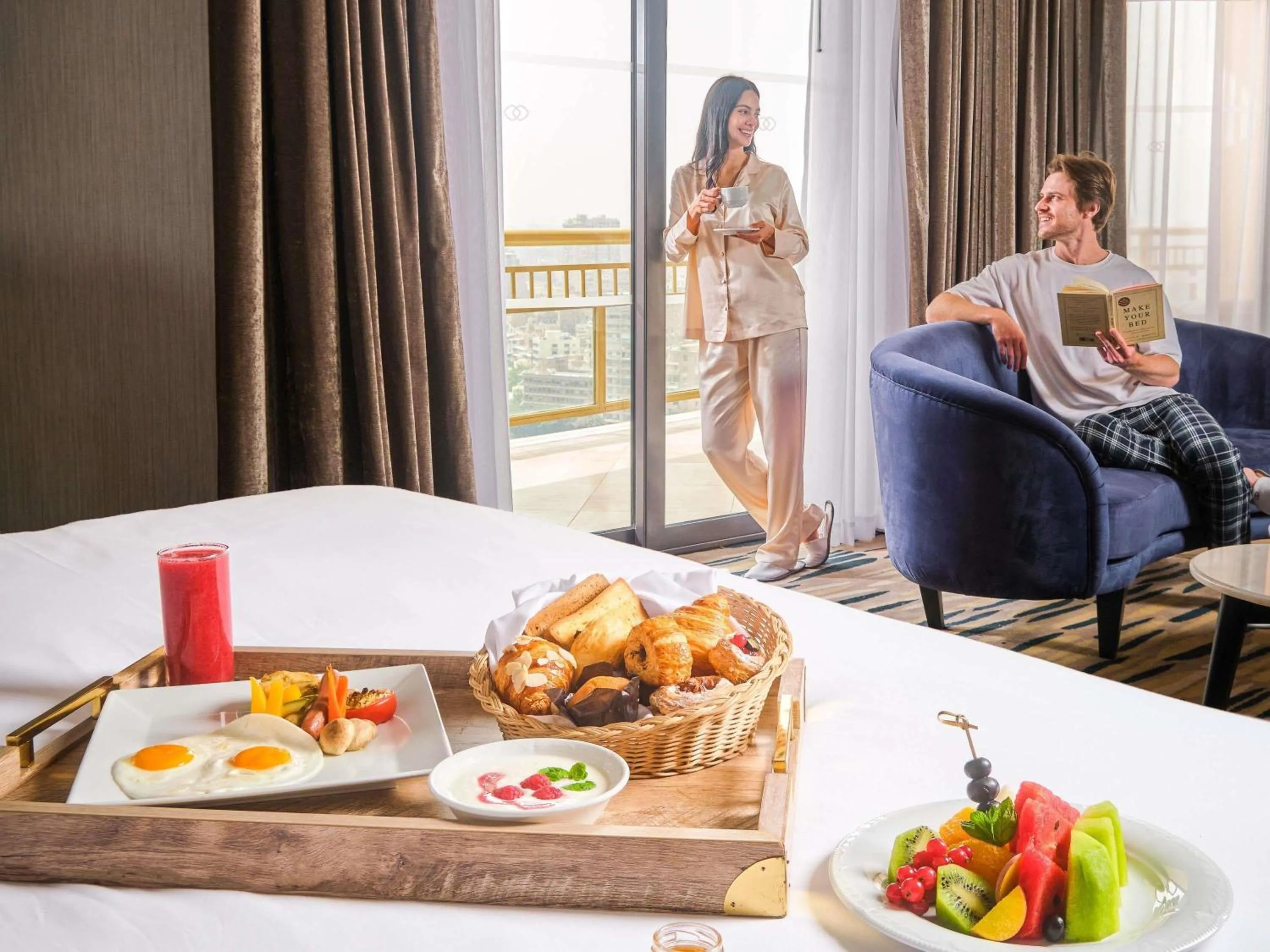 Bedroom in Sofitel Cairo Downtown Nile