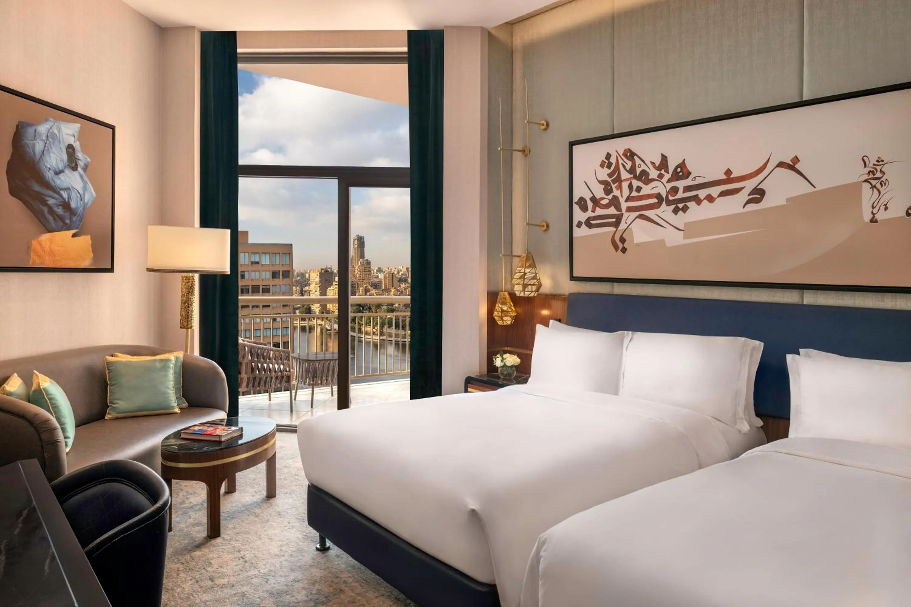 Photo of the whole room, Bed in Conrad Cairo Hotel & Casino