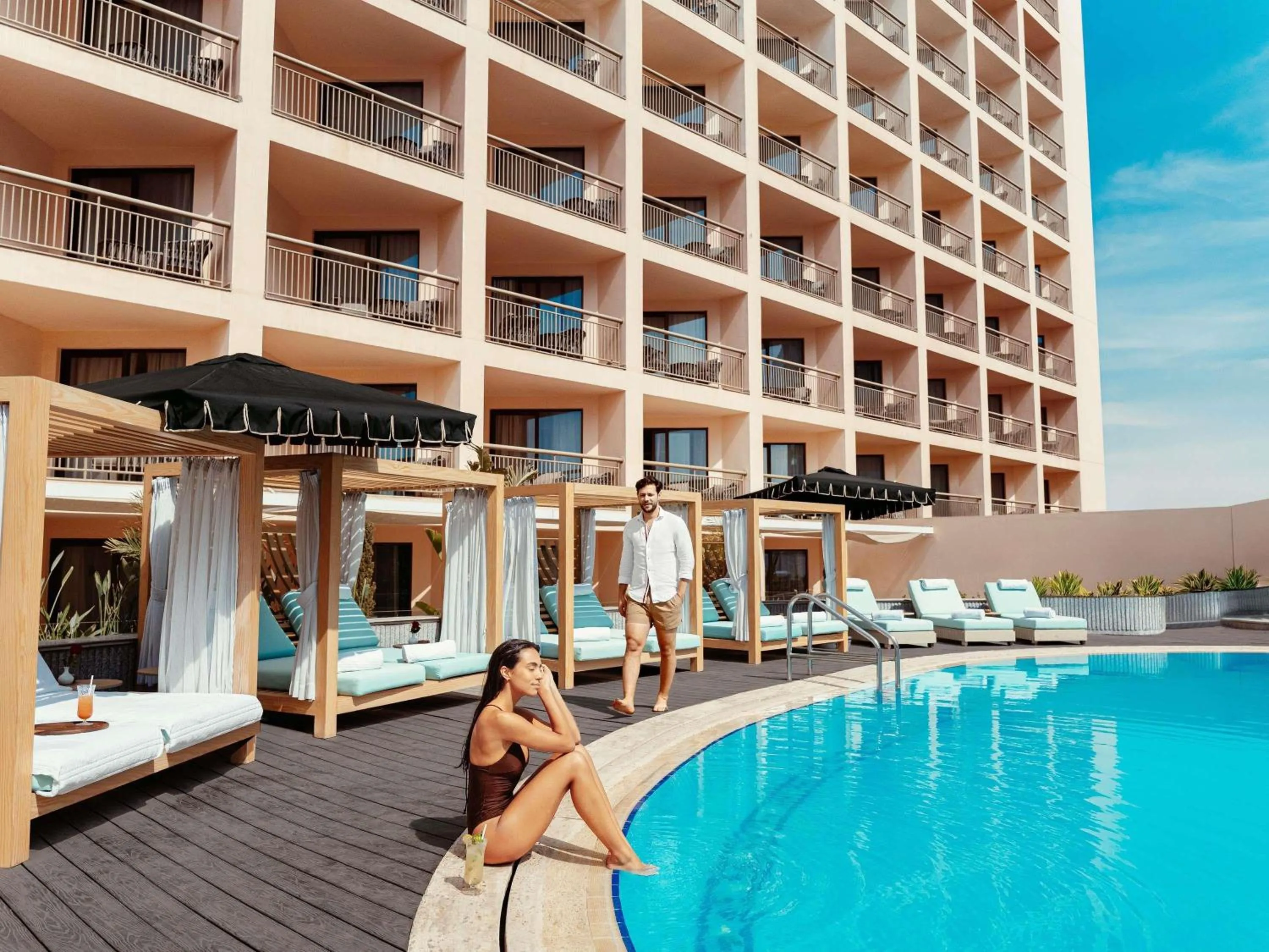 Pool view in Sofitel Cairo Downtown Nile