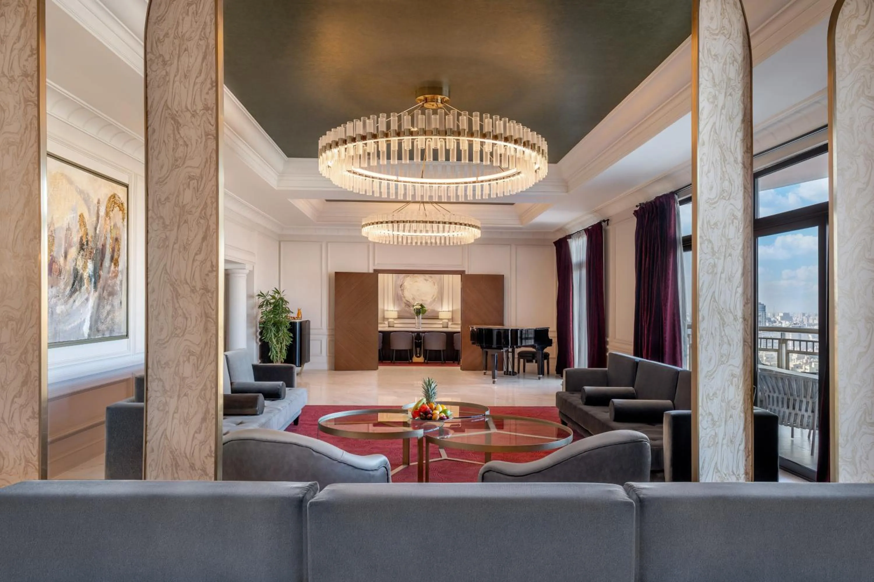 Living room in Conrad Cairo Hotel & Casino