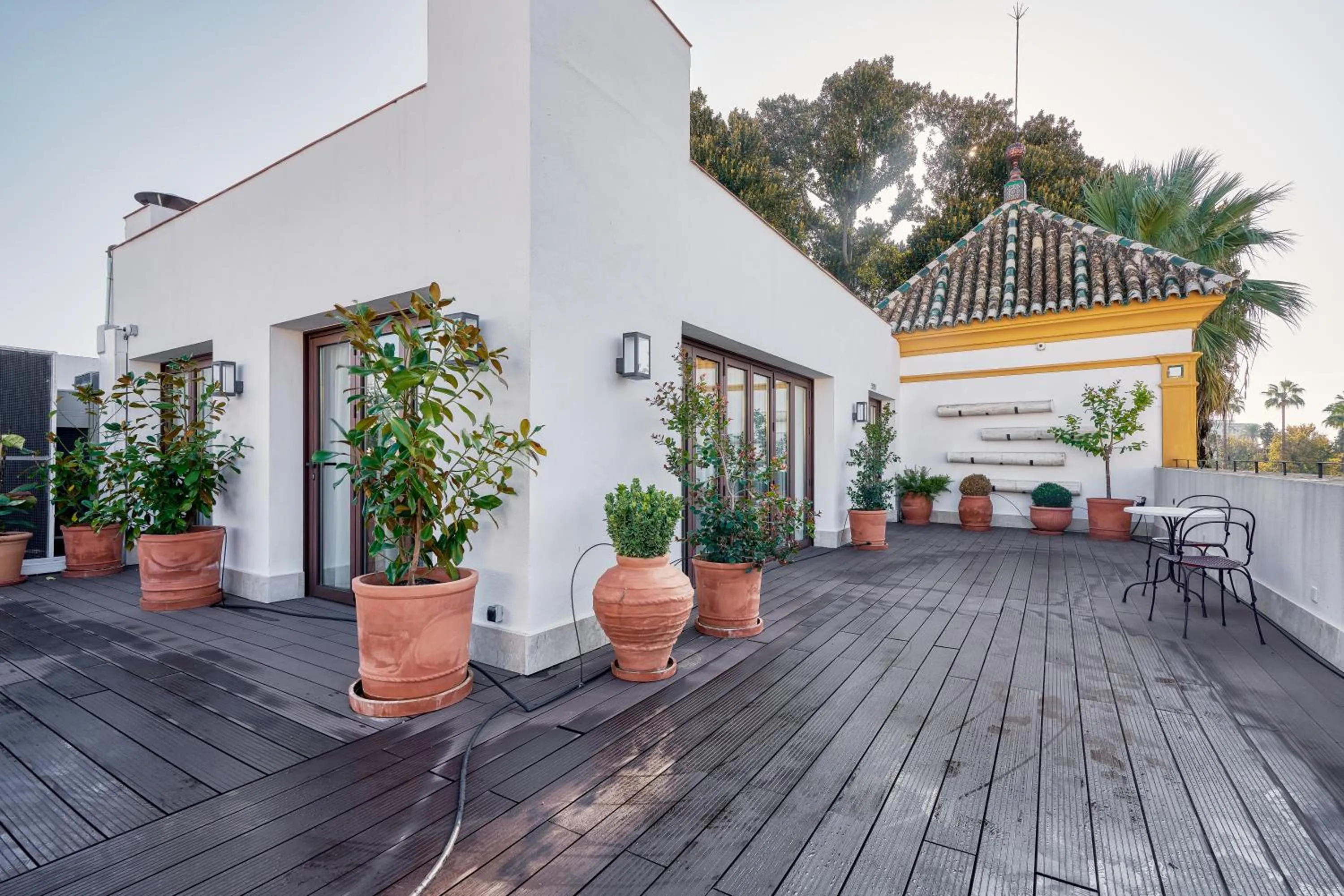 Balcony/Terrace in Suites Murillo Plaza Sta. Cruz