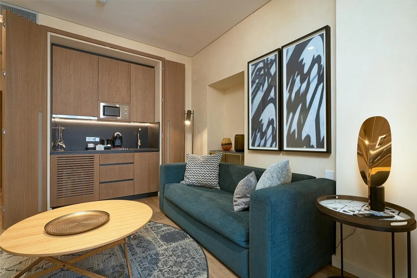 Living room in Suites Murillo Plaza Sta. Cruz