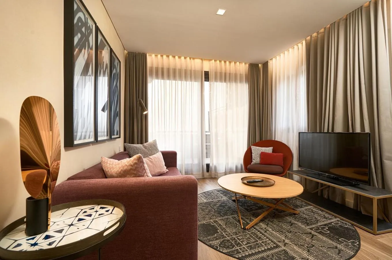 Living room in Suites Murillo Plaza Sta. Cruz