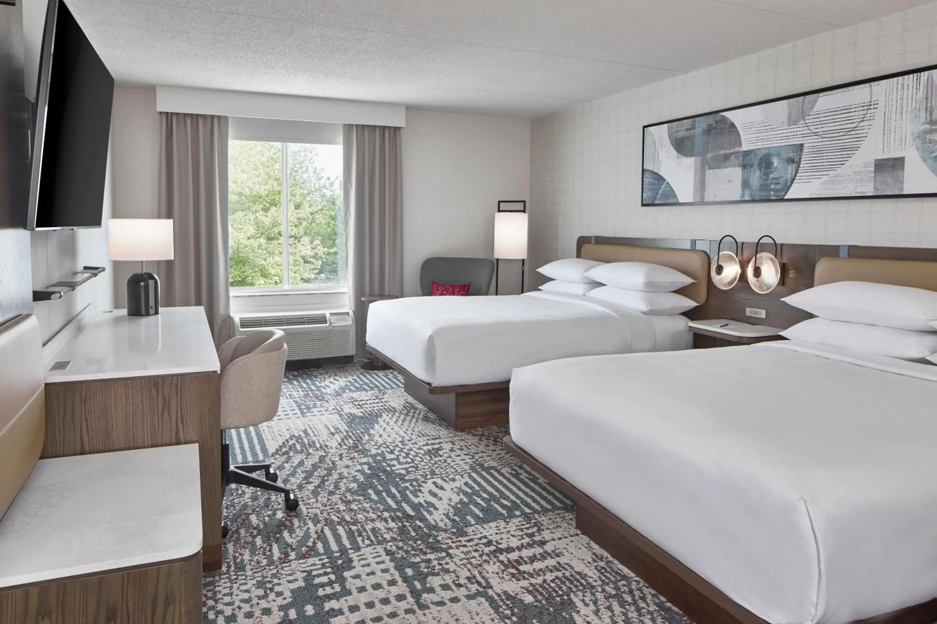 Standard Queen Room with Two Queen Beds in Delta Hotels by Marriott Toledo Standard Queen Room with Two Queen Beds in Delta Hotels by Marriott Toledo