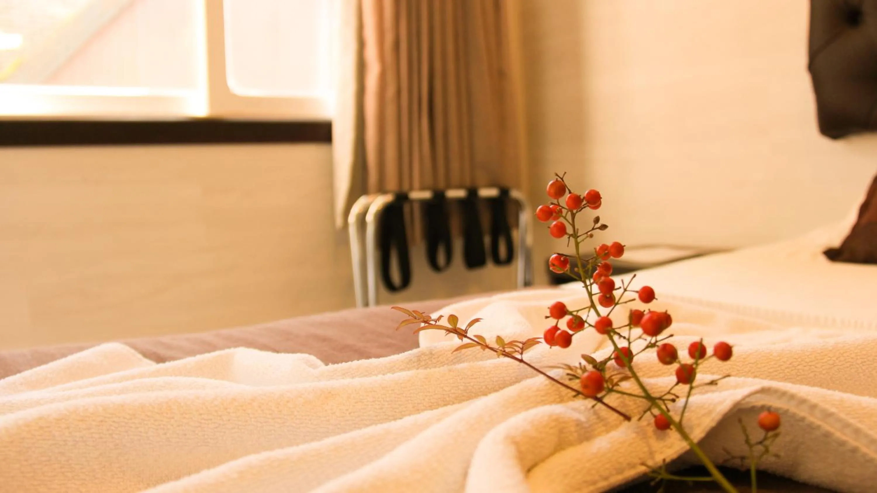 Decorative detail, Bed in Pousada Jasmim