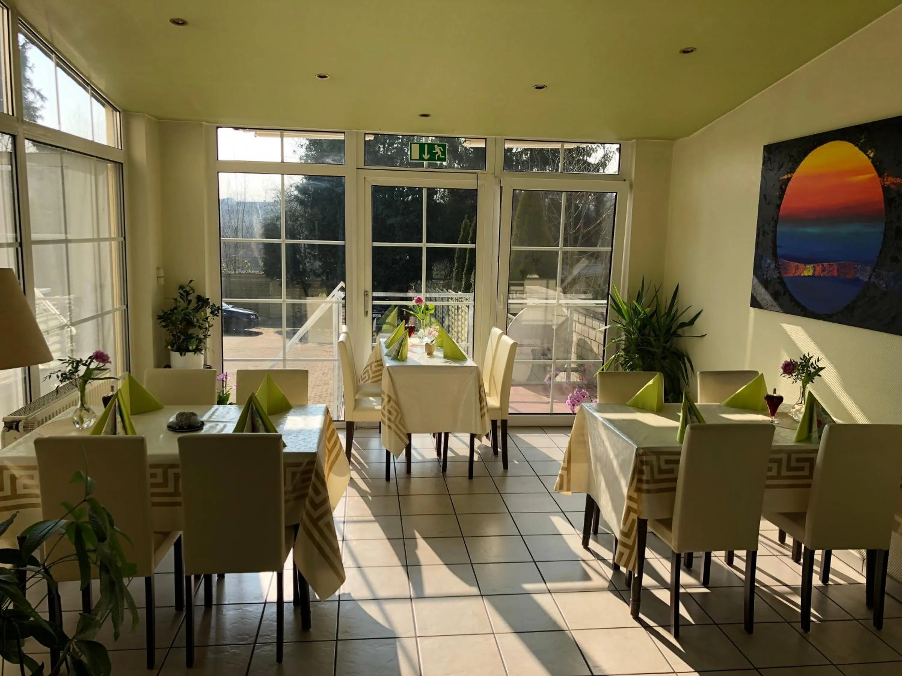 Dining area in Hotel Kaiser