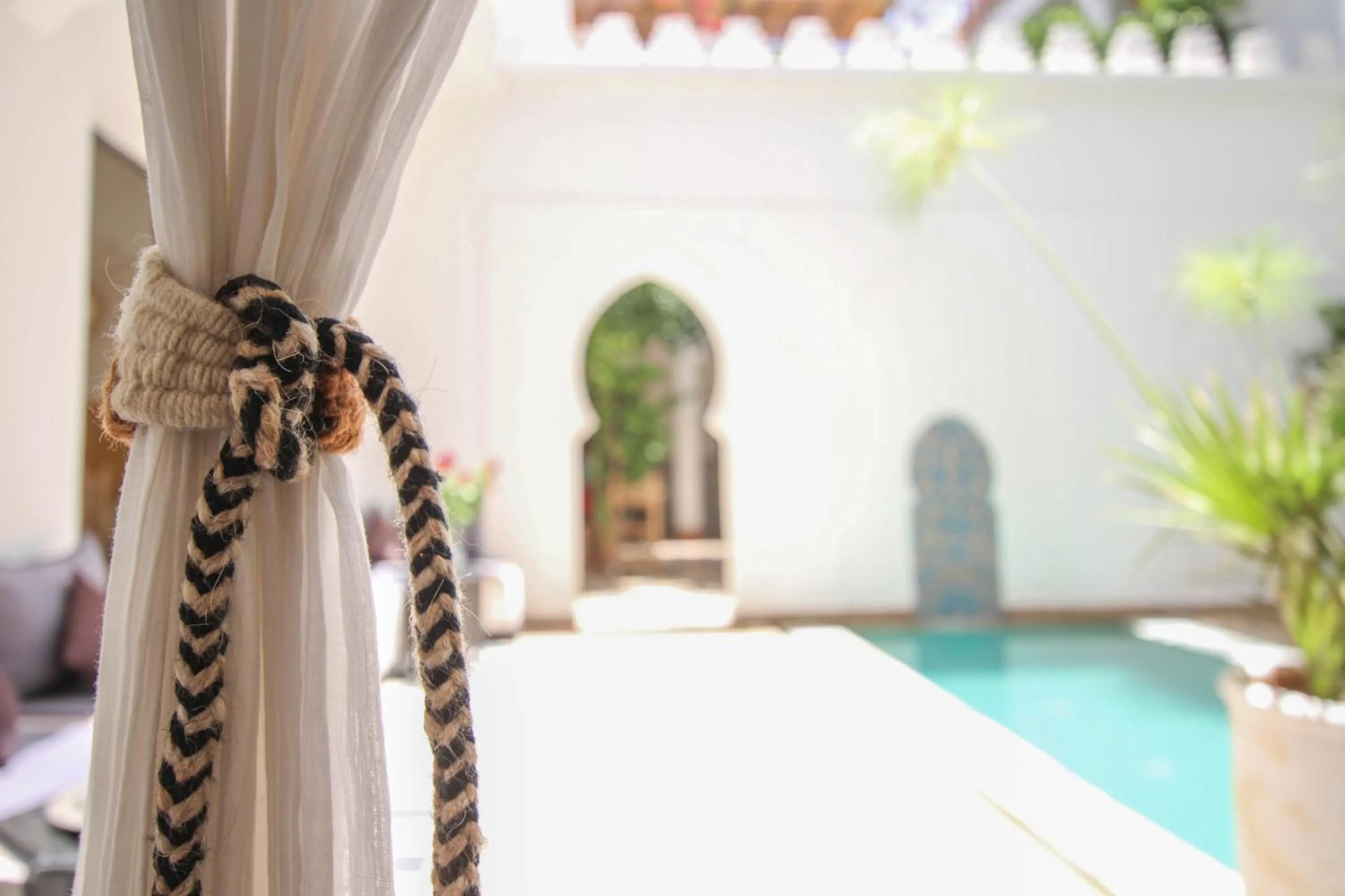 Pool view in Riad Chamali