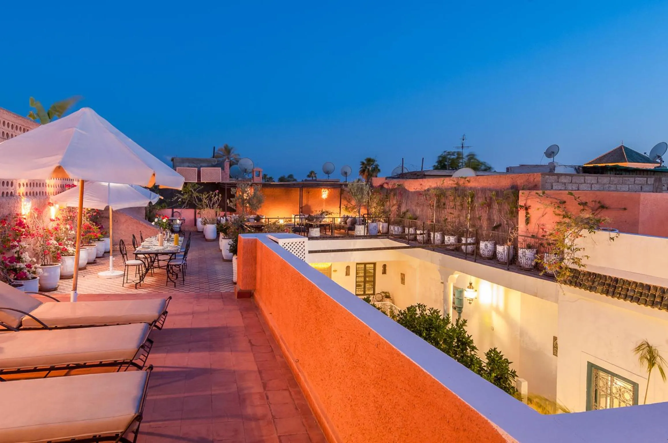 Balcony/Terrace in Riad Chamali