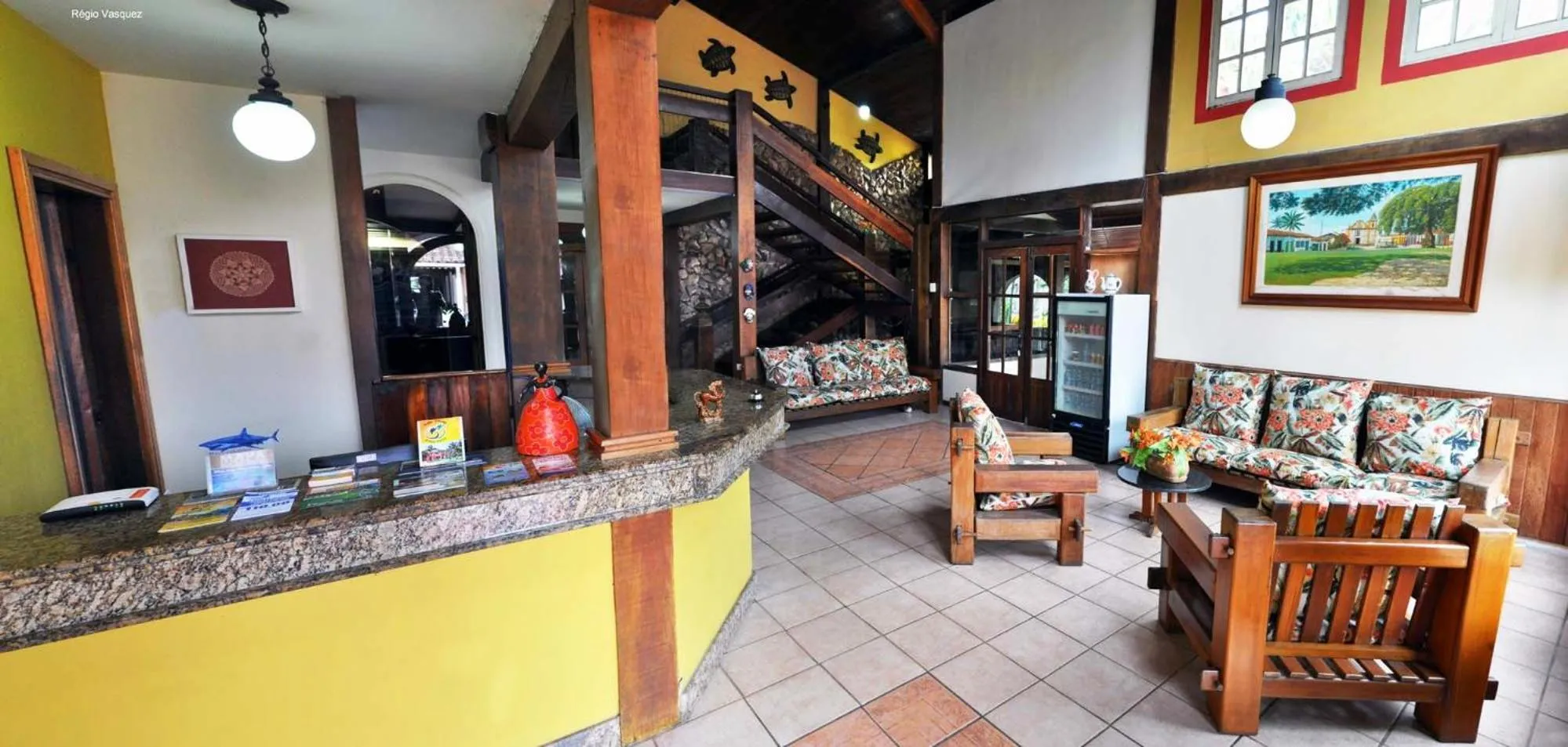 Lobby or reception in Vale Verde Praia Hotel