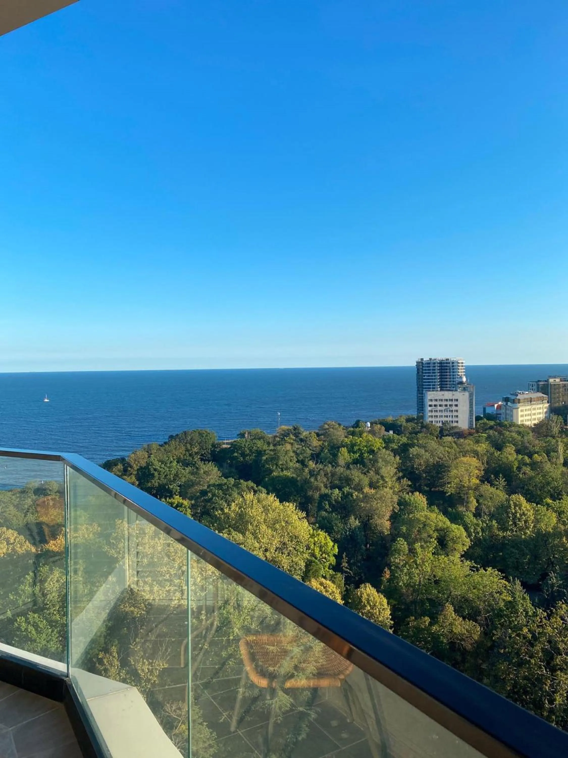 Balcony/Terrace in Apart hotel Greenwood near Sea