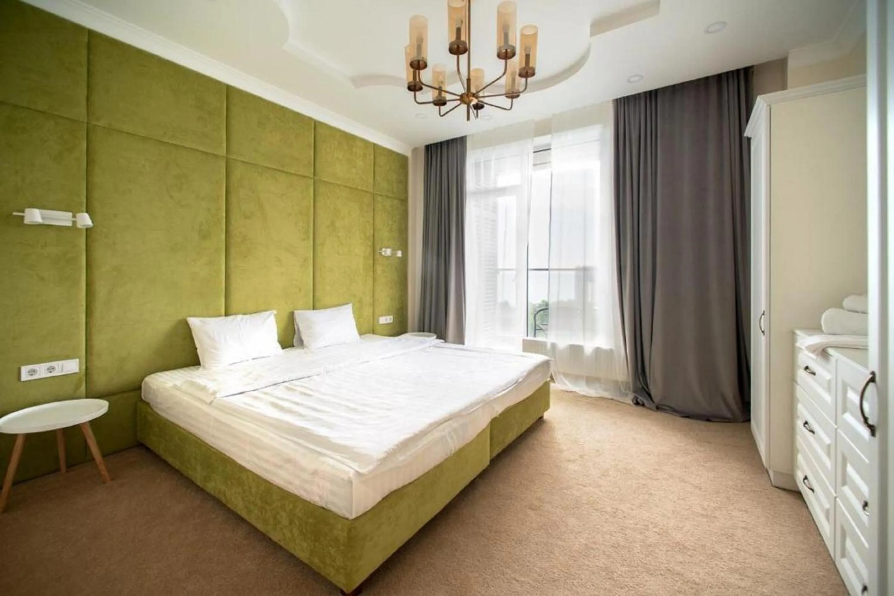 Bedroom, Bed in Apart hotel Greenwood near Sea