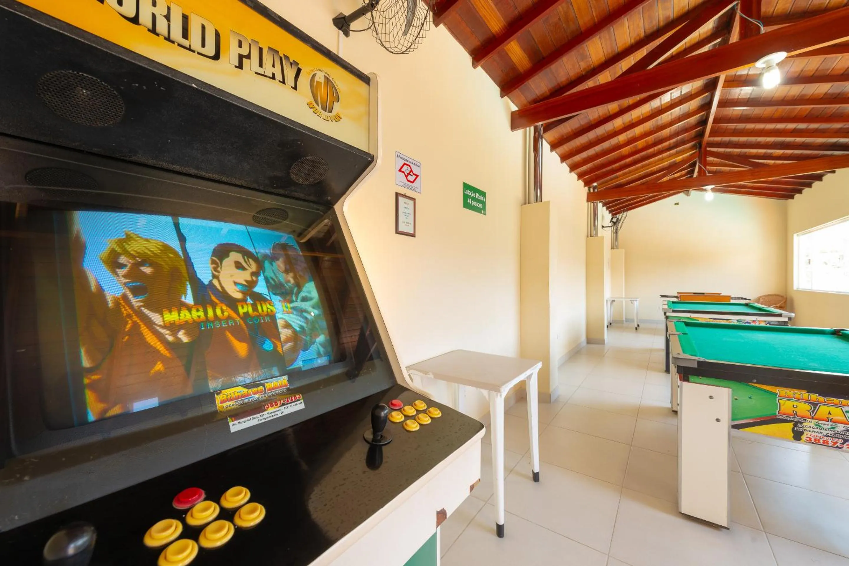 Game Room in Chalés Four Seasons