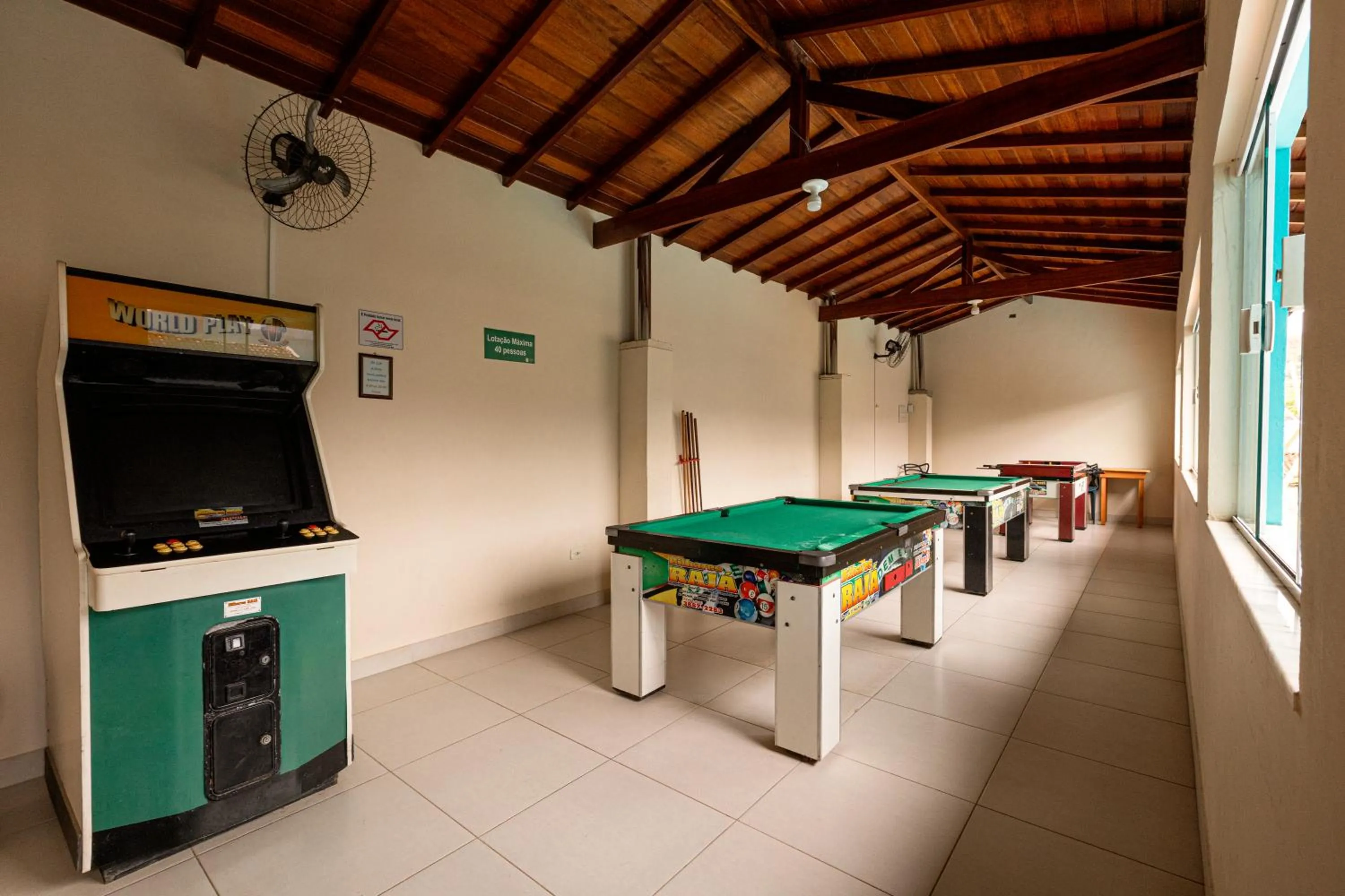 Game Room in Chalés Four Seasons