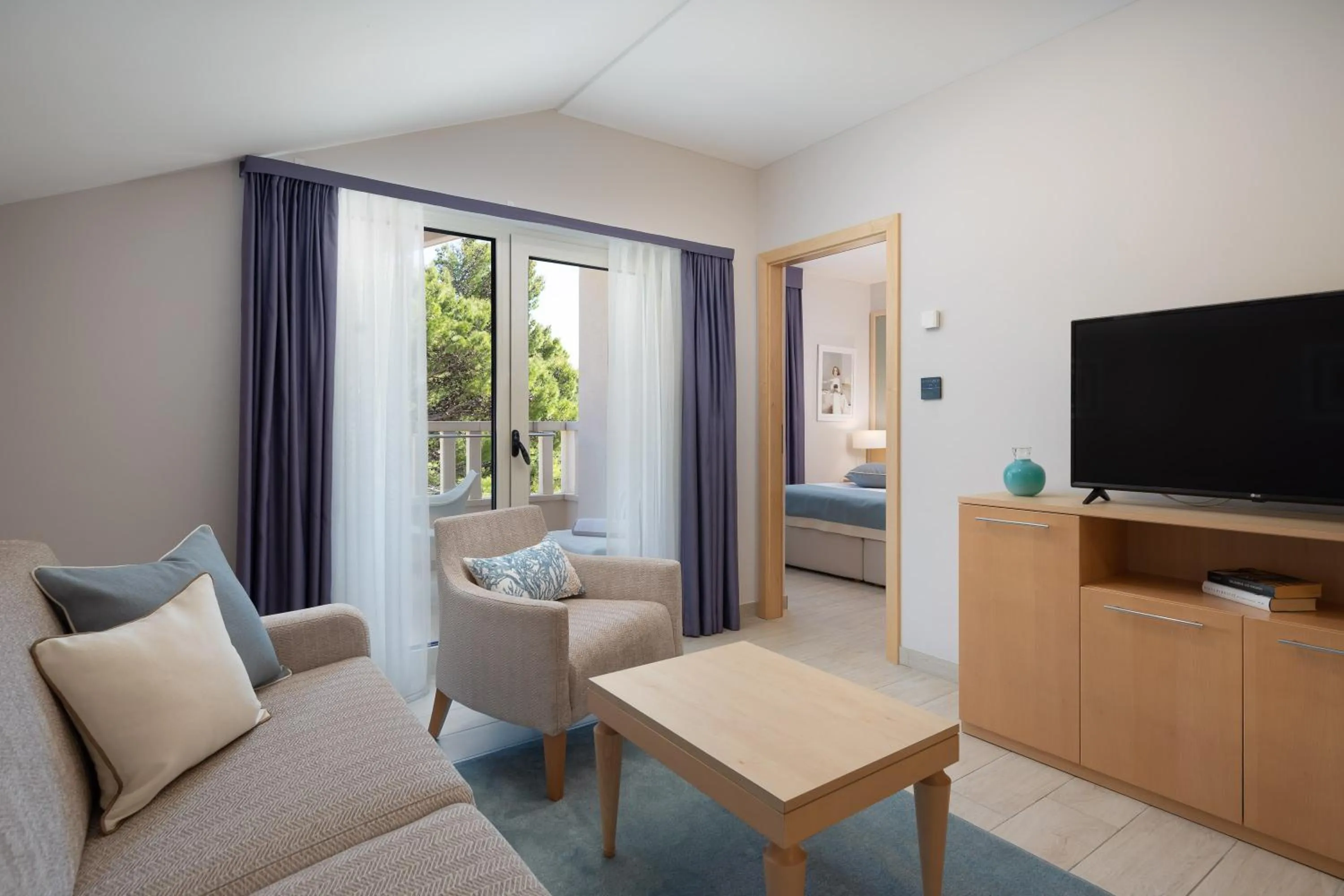 TV and multimedia in Aparthotel Flora