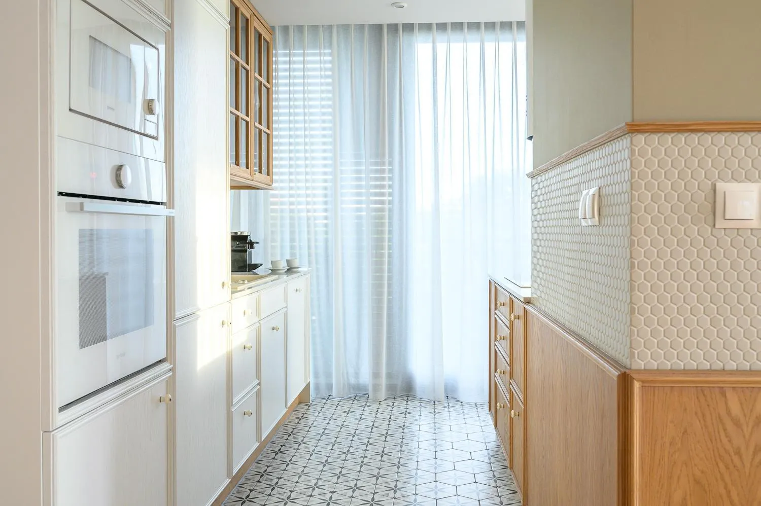 Kitchen or kitchenette in EXCLUSIVE Aparthotel MARINA