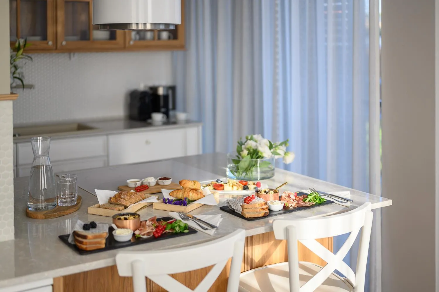 Kitchen or kitchenette in EXCLUSIVE Aparthotel MARINA