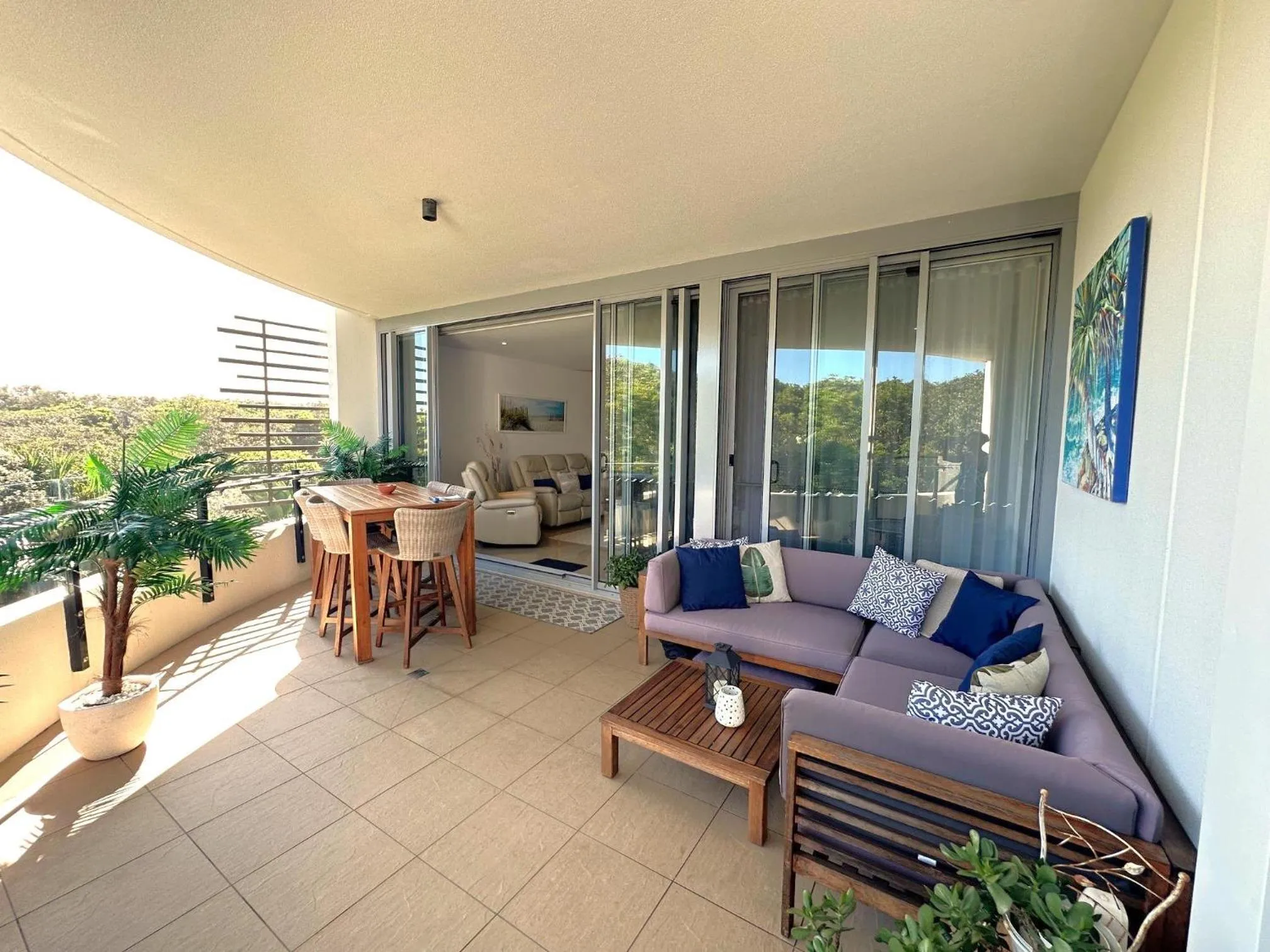 Balcony/Terrace in Cotton Beach Resort - Tweed Coast Holidays ®