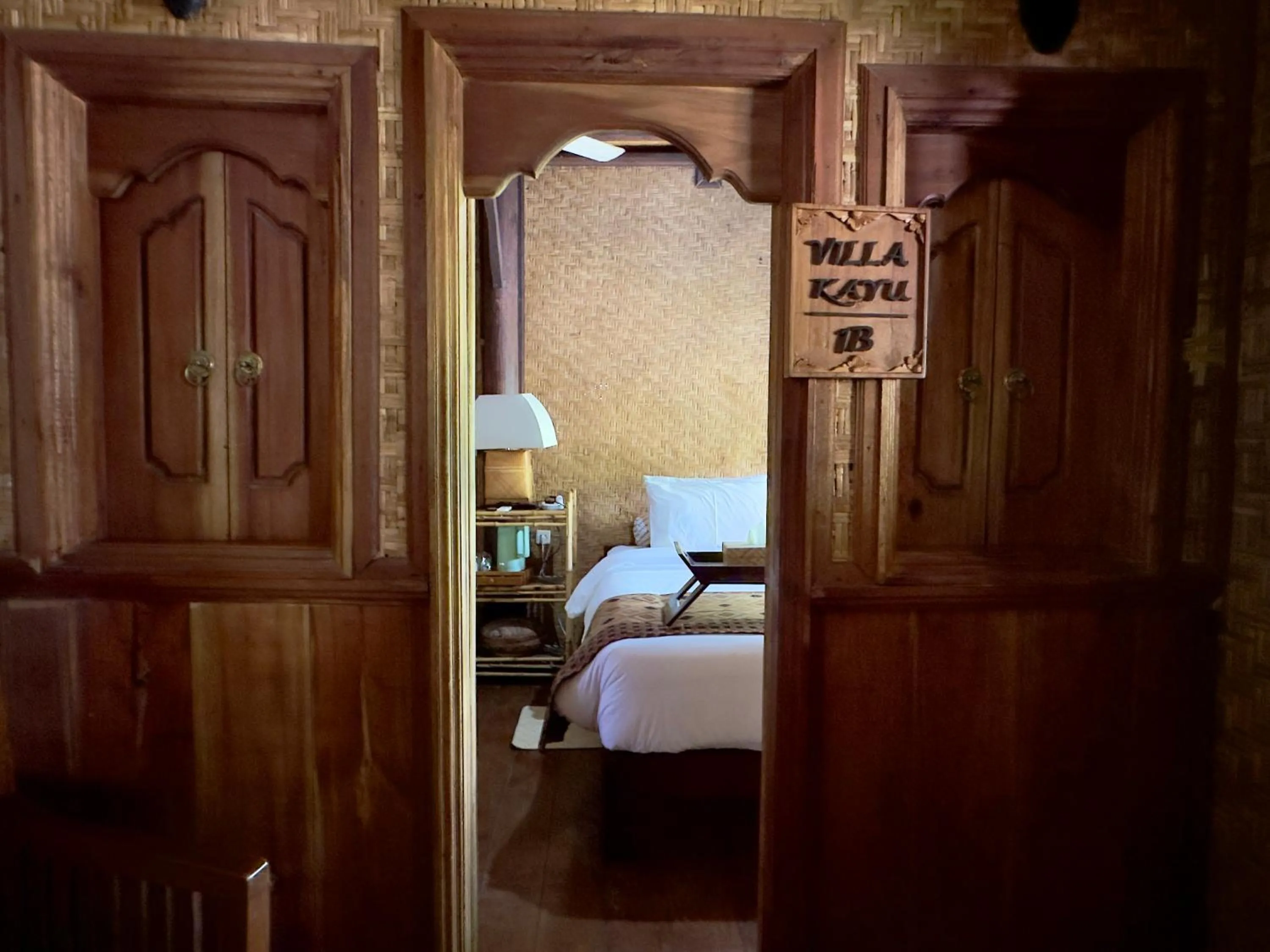 Bed in Aashaya Jasri Resort