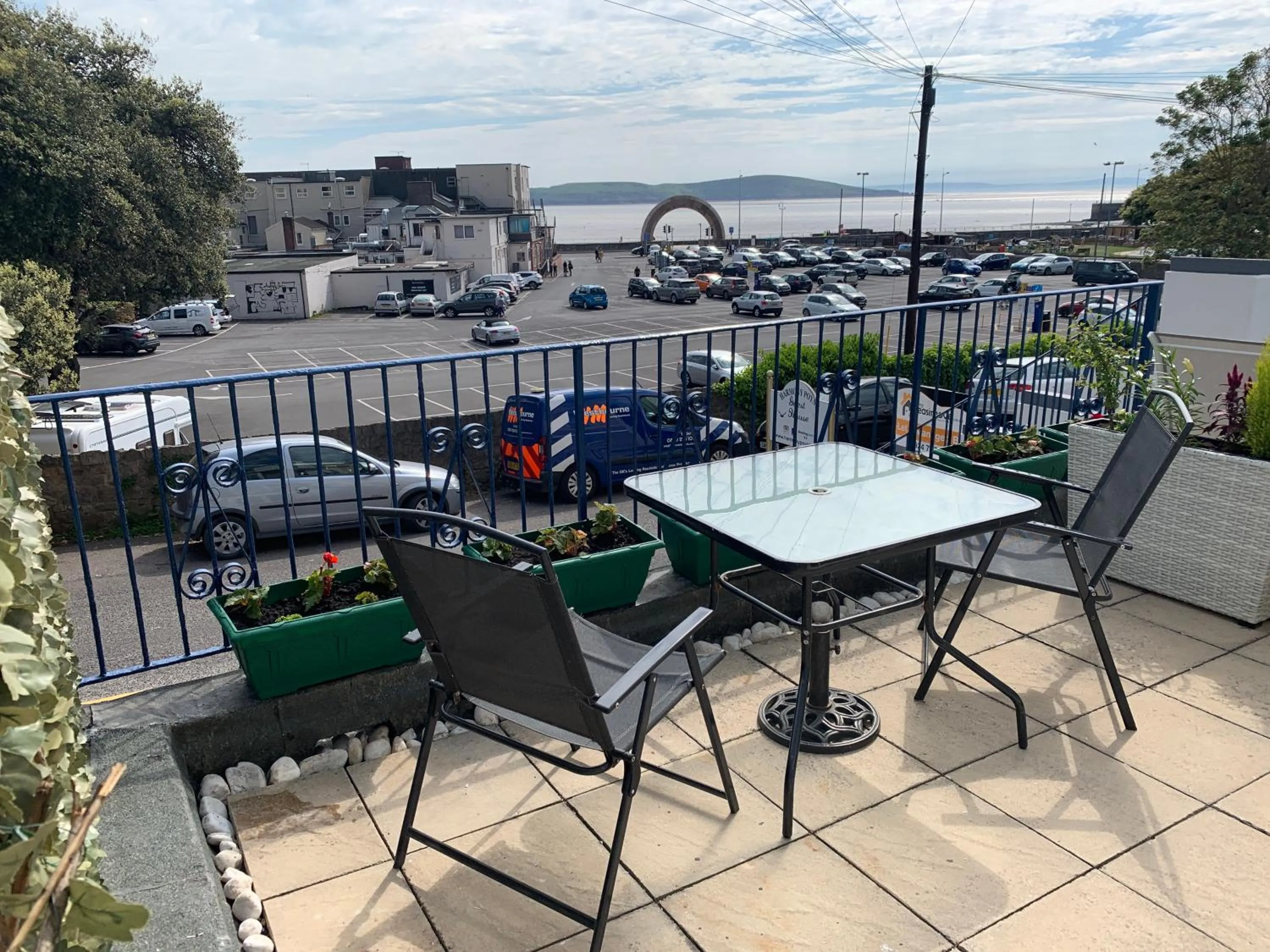 Patio in Harmony Apartments