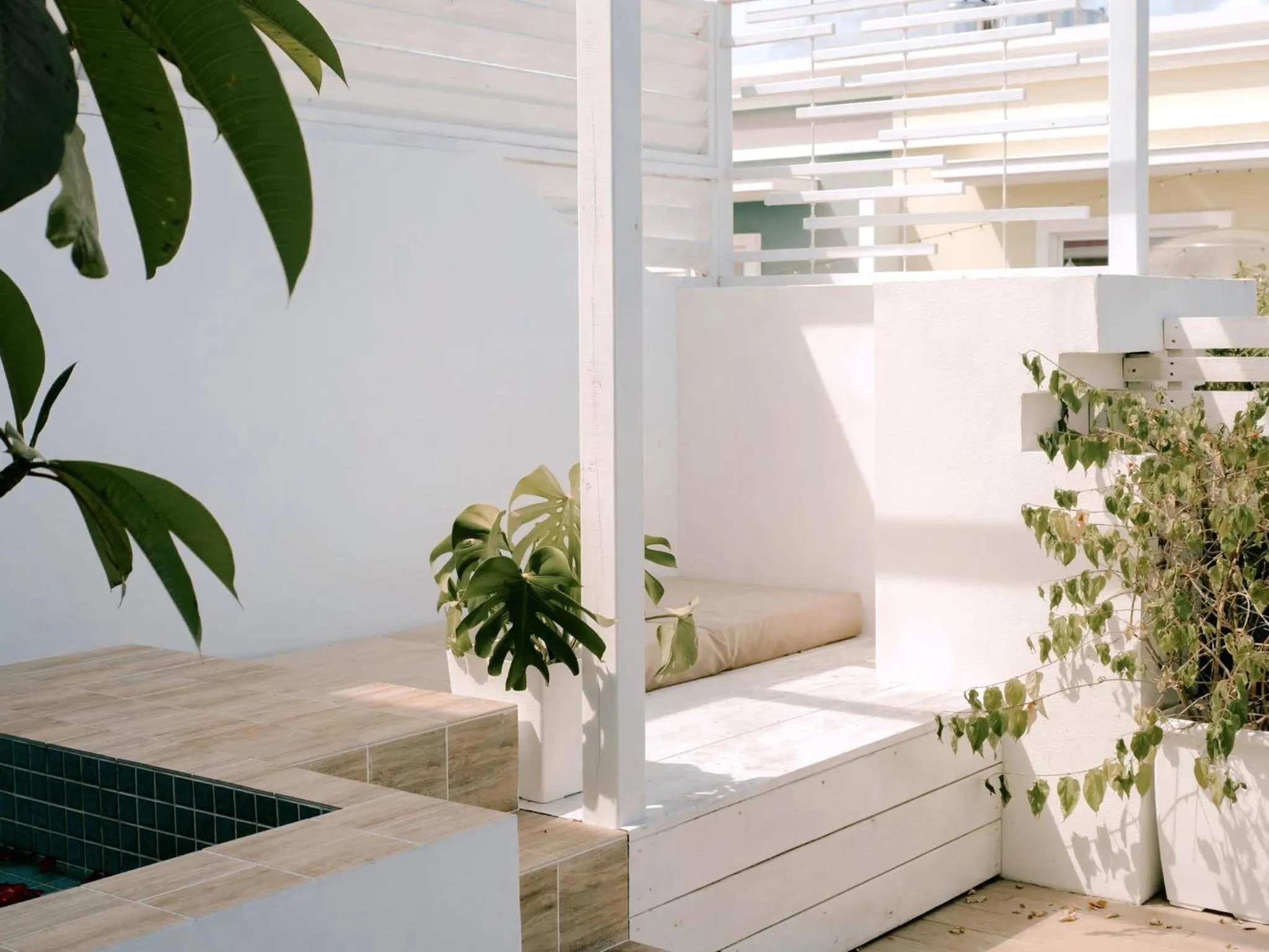 Balcony/Terrace in 沉靛旅宿 La Casa Indaco 墾丁夢幻島Villa