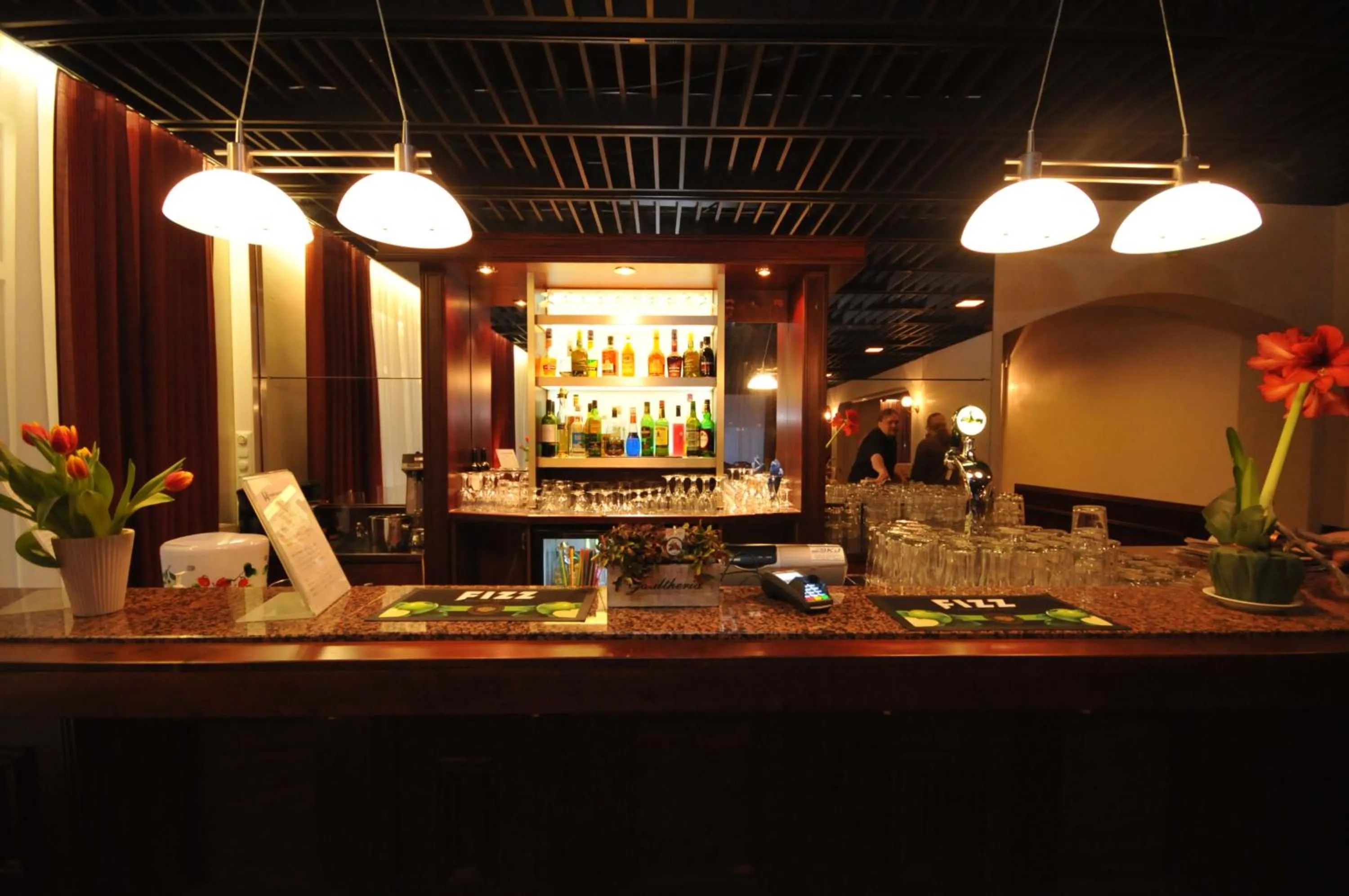 Lounge or bar in Hotelli Iisalmen Seurahuone