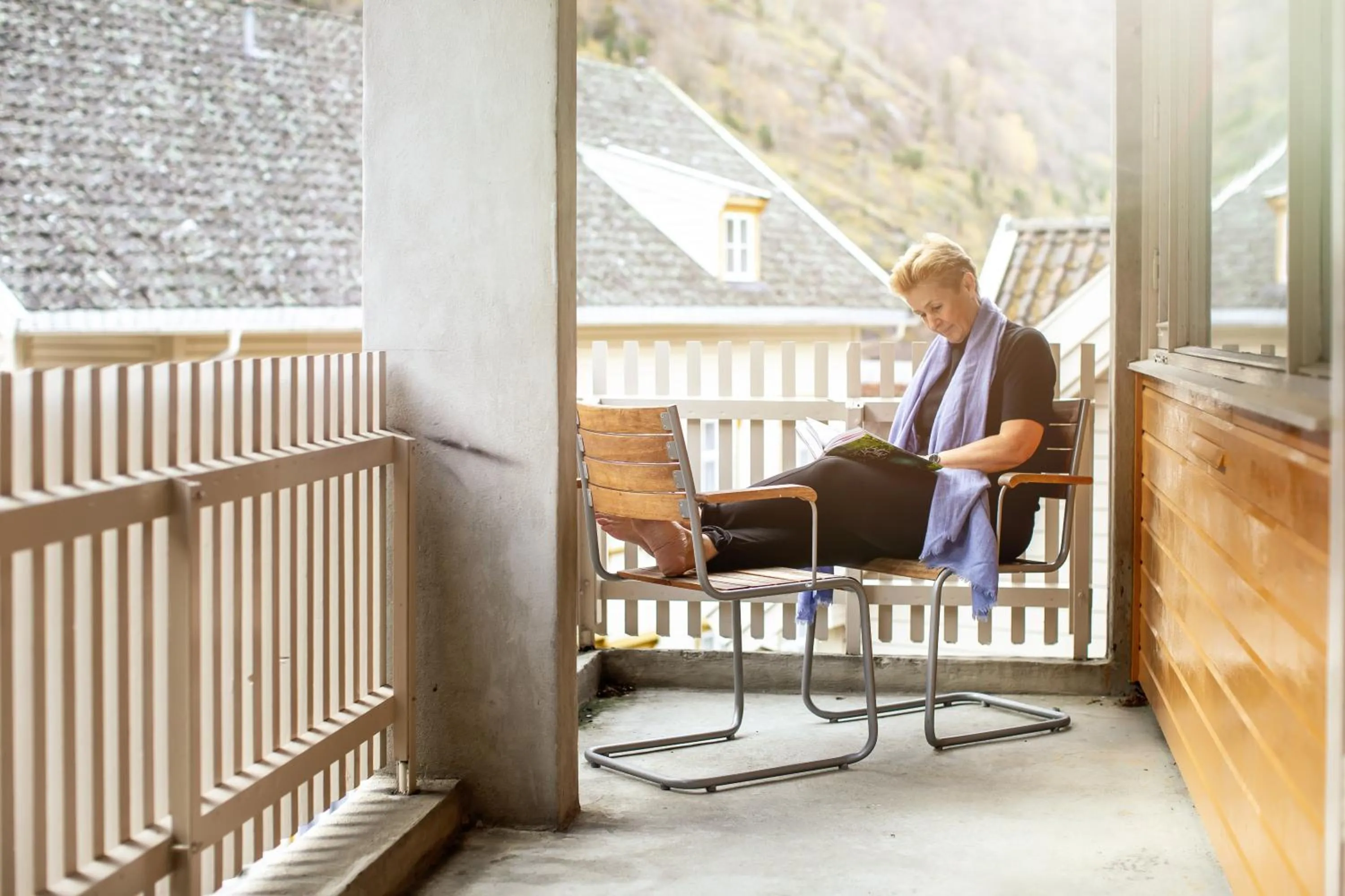 Balcony/Terrace in Lindstrøm Hotel