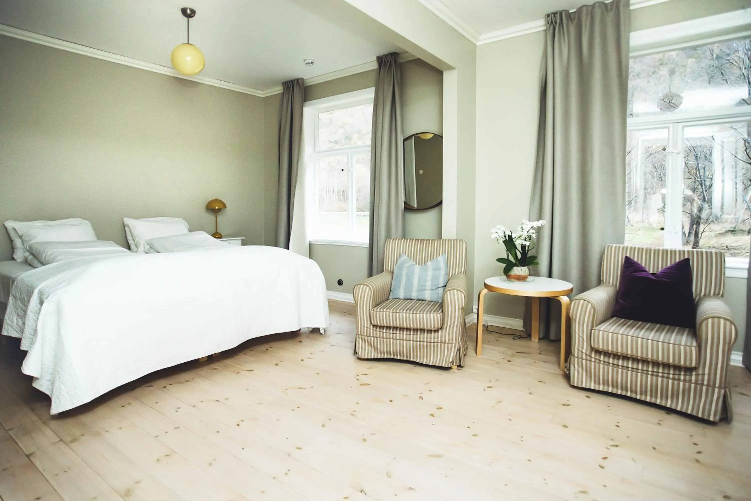 Bed in Lindstrøm Hotel